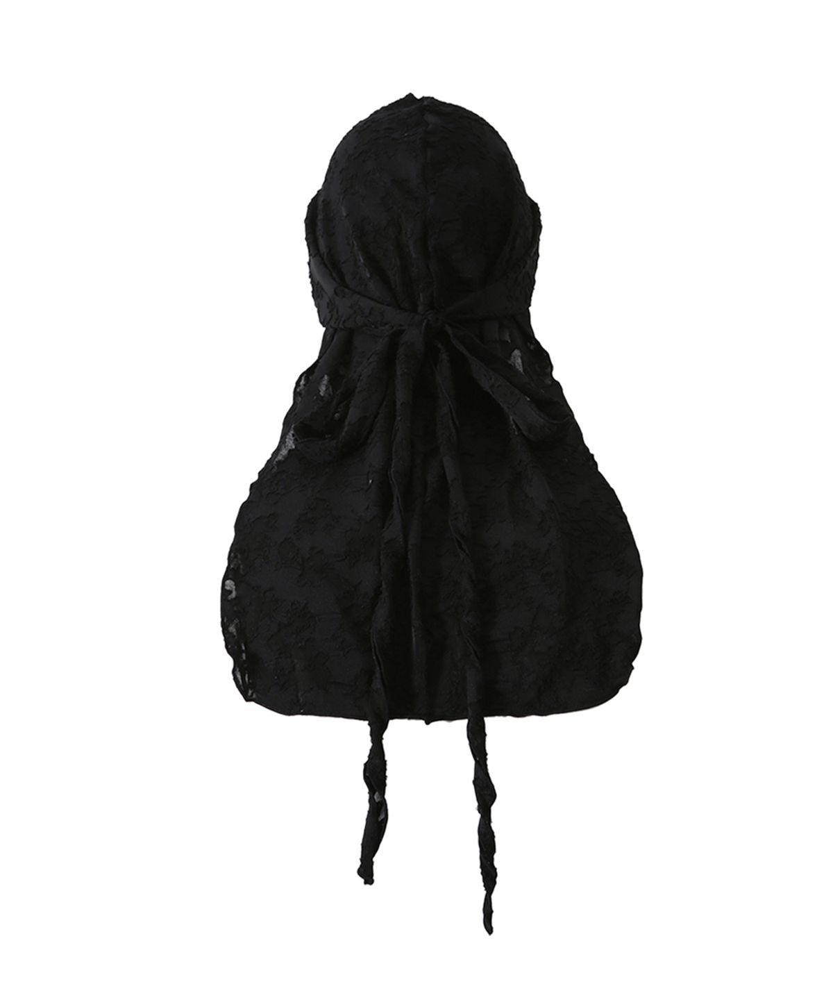 유네(YUNE) Lace Wrap Turban_[Black]