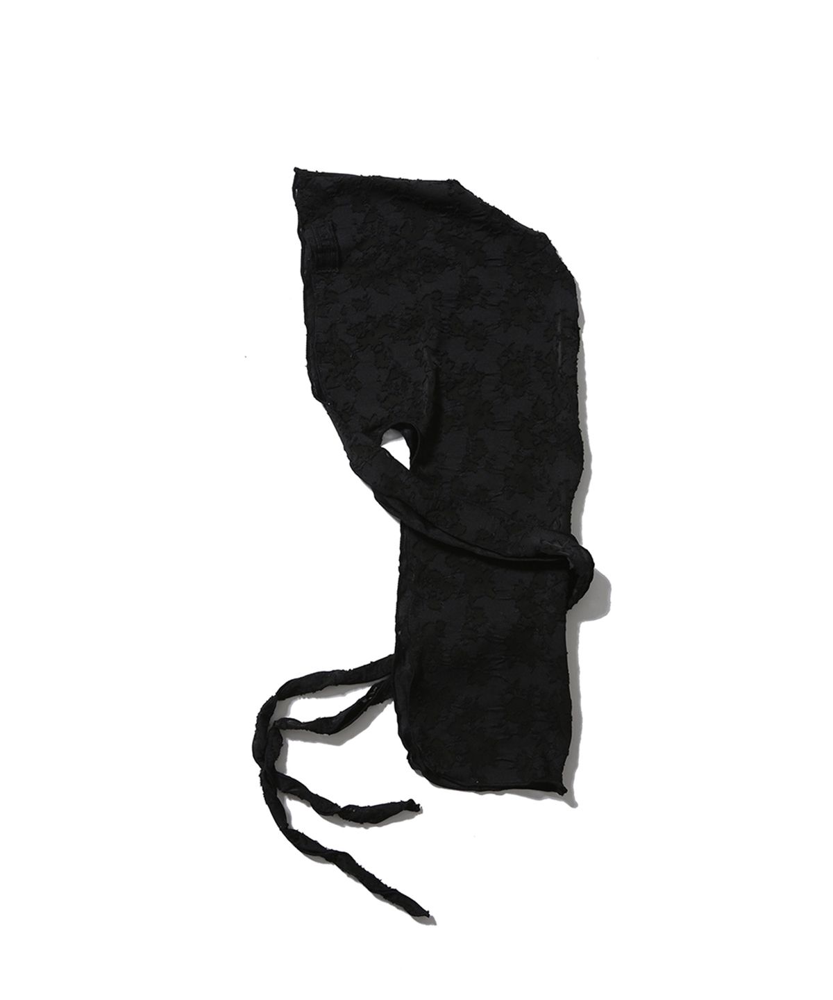 유네(YUNE) Lace Wrap Turban_[Black]