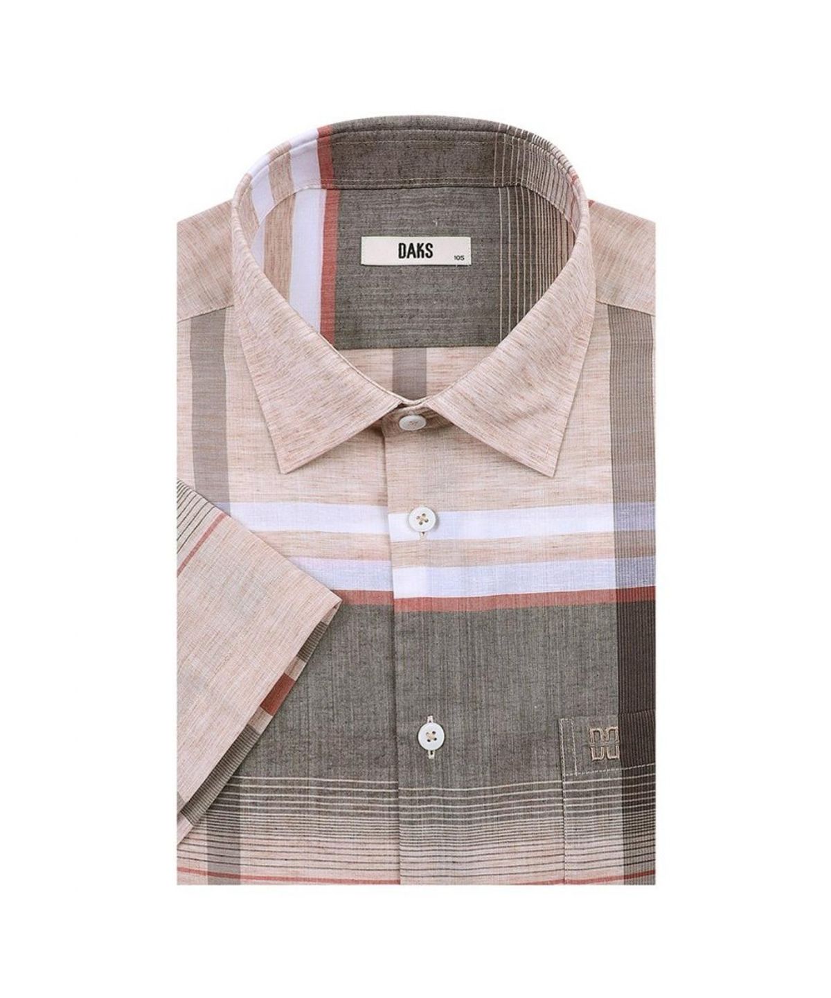 닥스셔츠(DAKS SHIRTS) 케어 린넨혼방 슈퍼빅체크셔츠_DMS1SHCS102I1