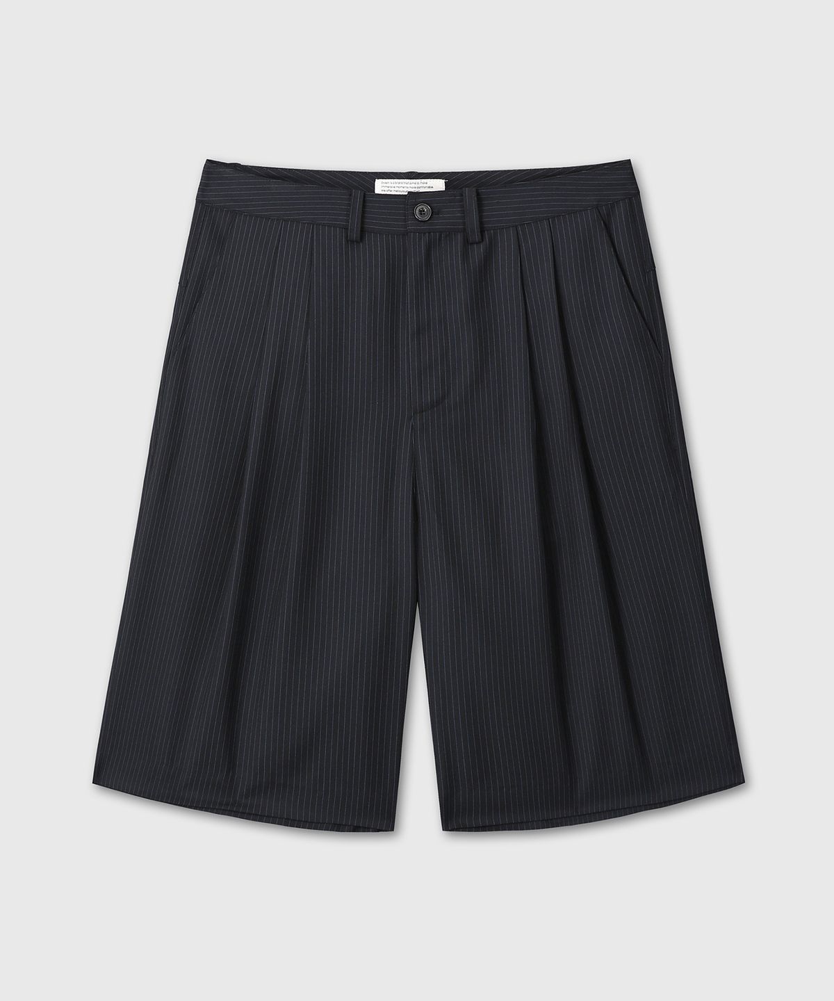 다이브인(DIVEIN) STRIPE HALF TROUSERS (BLACK)