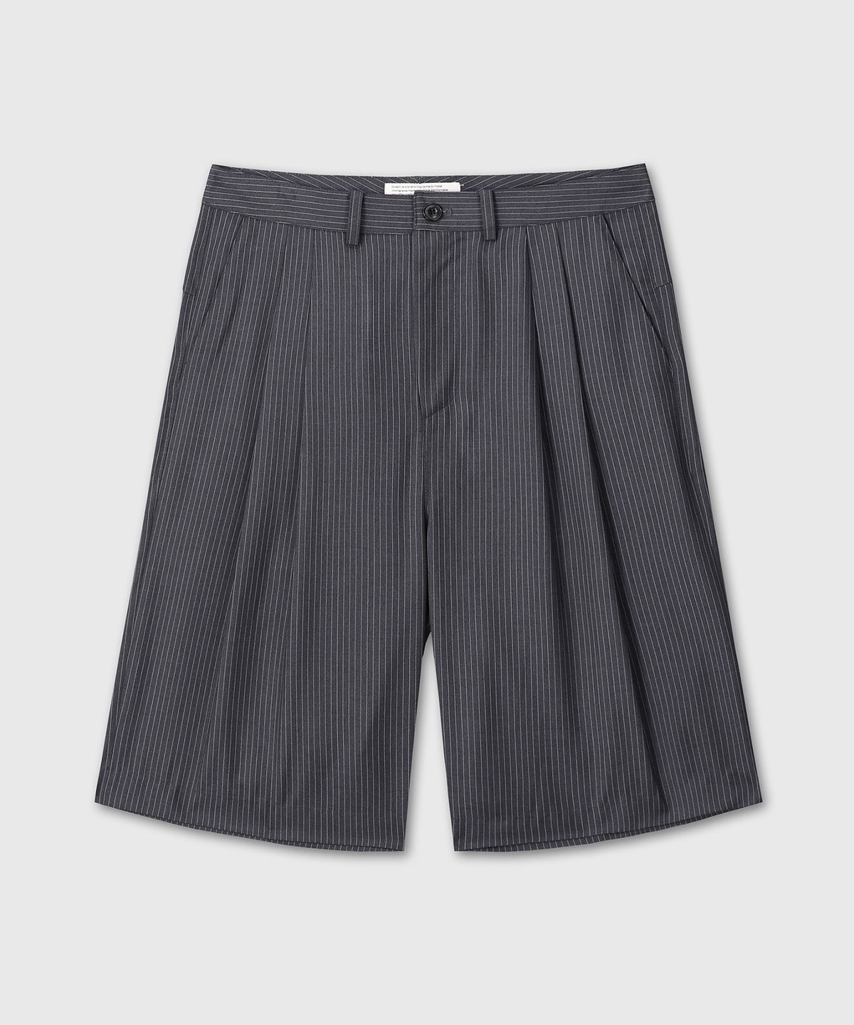 다이브인(DIVEIN) STRIPE HALF TROUSERS (GRAY)
