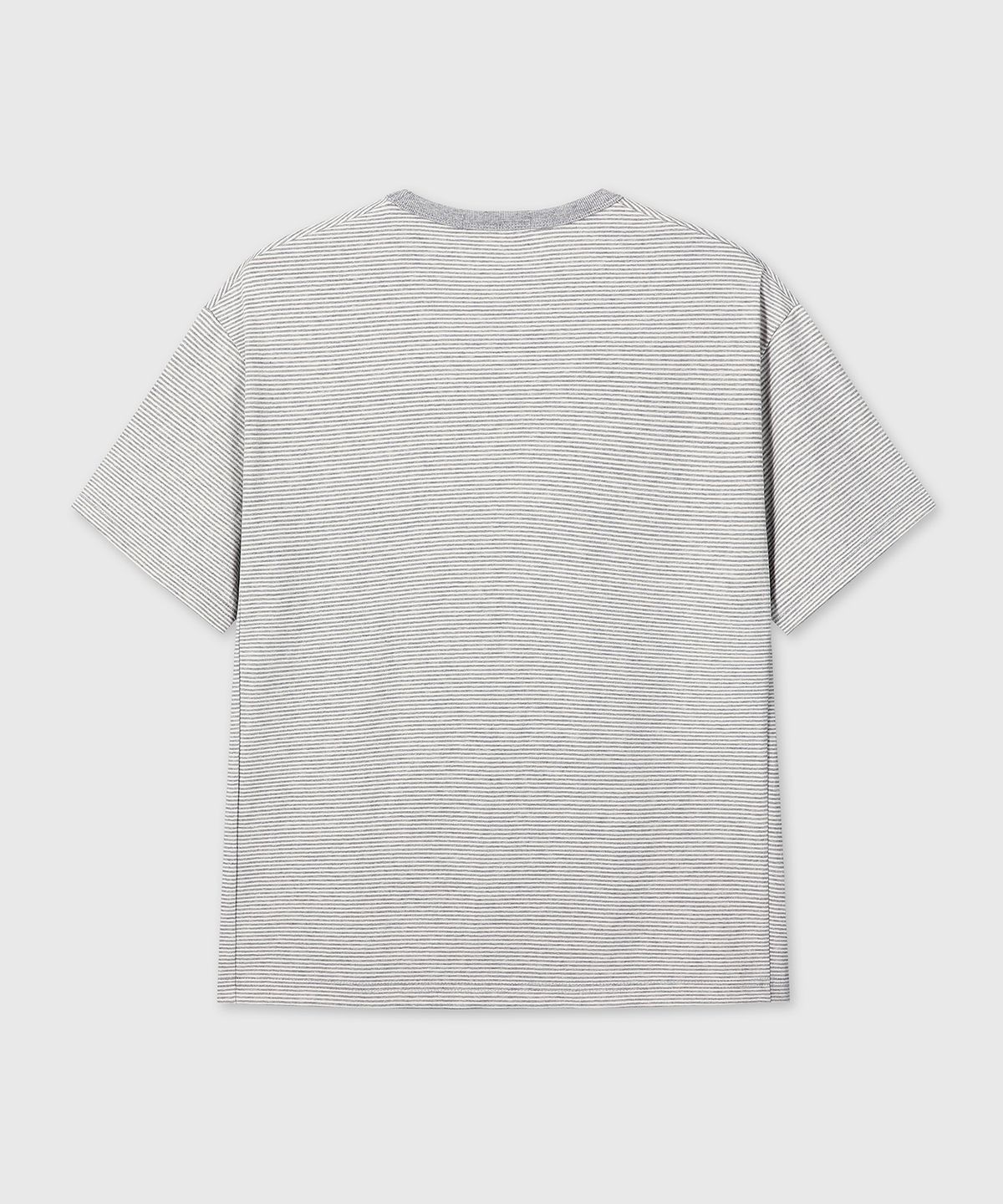 다이브인(DIVEIN) UNIFORM STRIPE T-SHIRTS (MELANGE/GRAY)