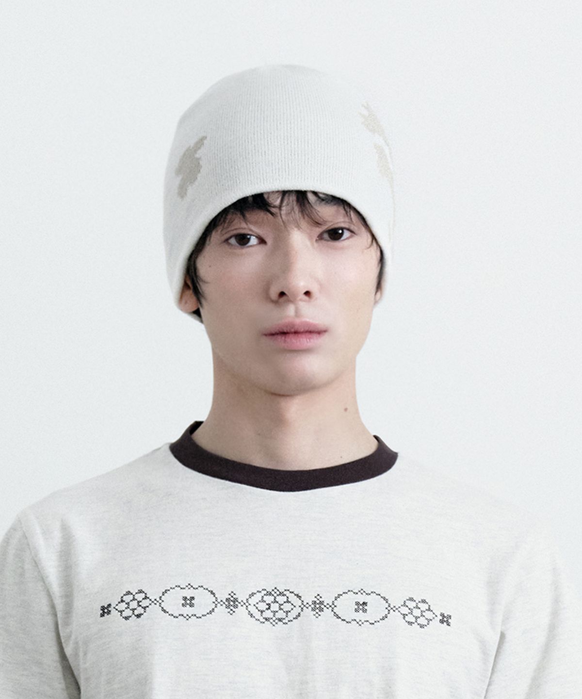 유네(YUNE) Soft Shape Beanie_[Ivory]