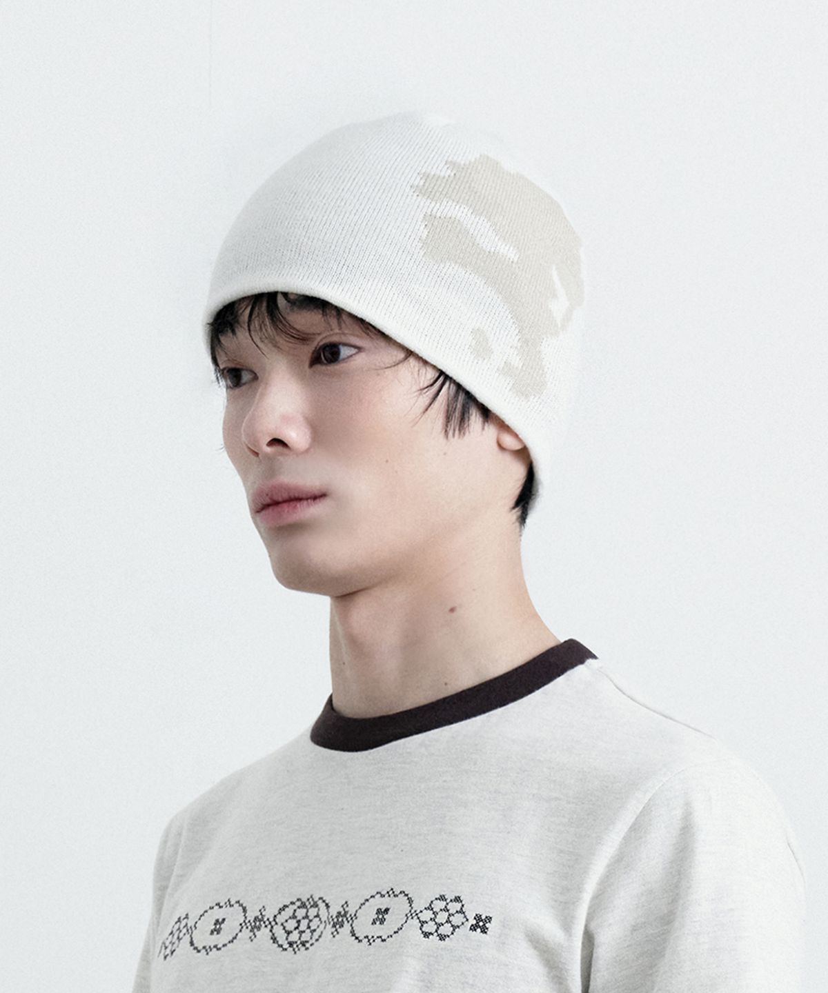 유네(YUNE) Soft Shape Beanie_[Ivory]