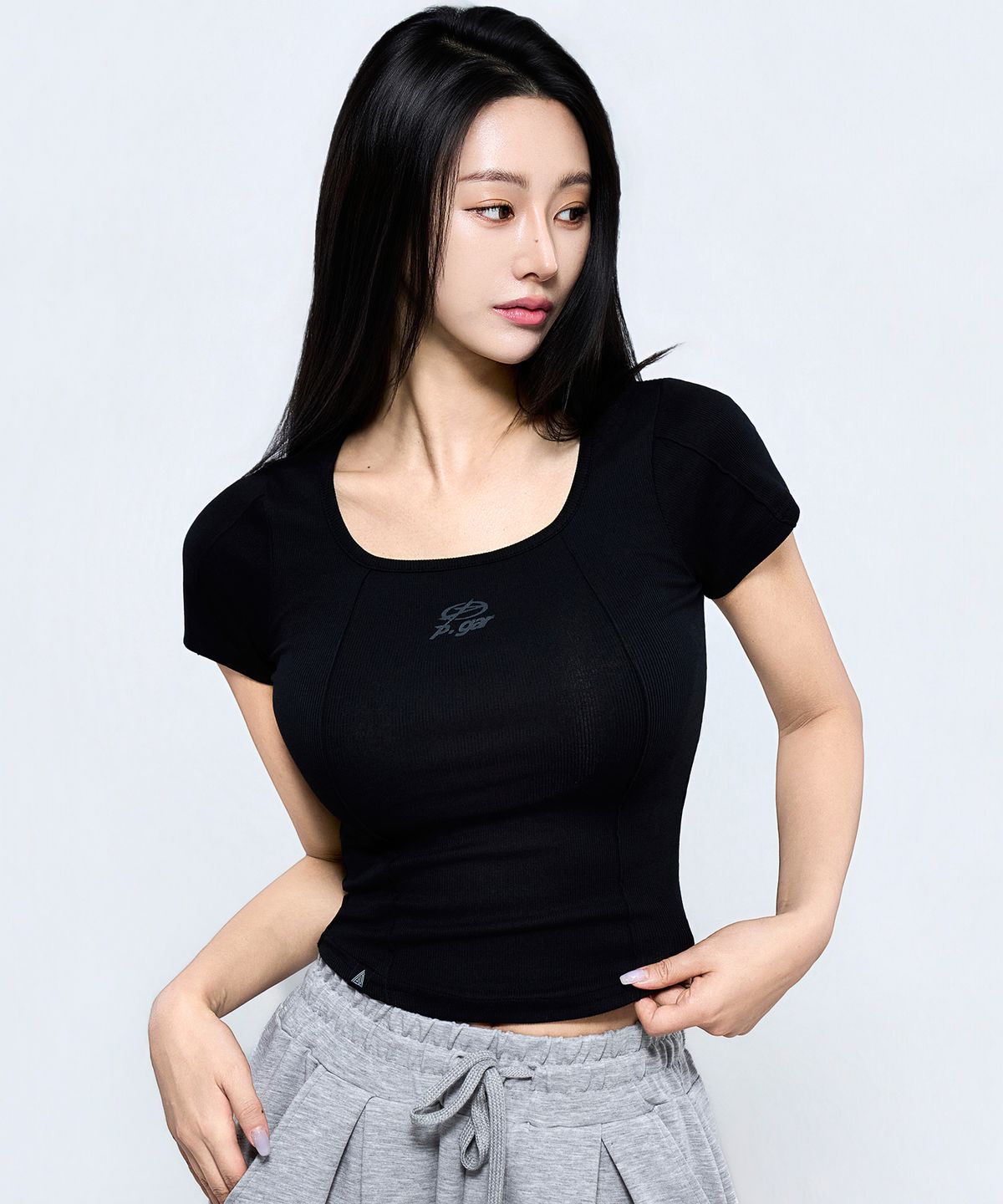 피지컬가먼츠(PHYSICAL GARMENTS) P5082 골지 슬림 스티치 반팔티 [3COLOR]