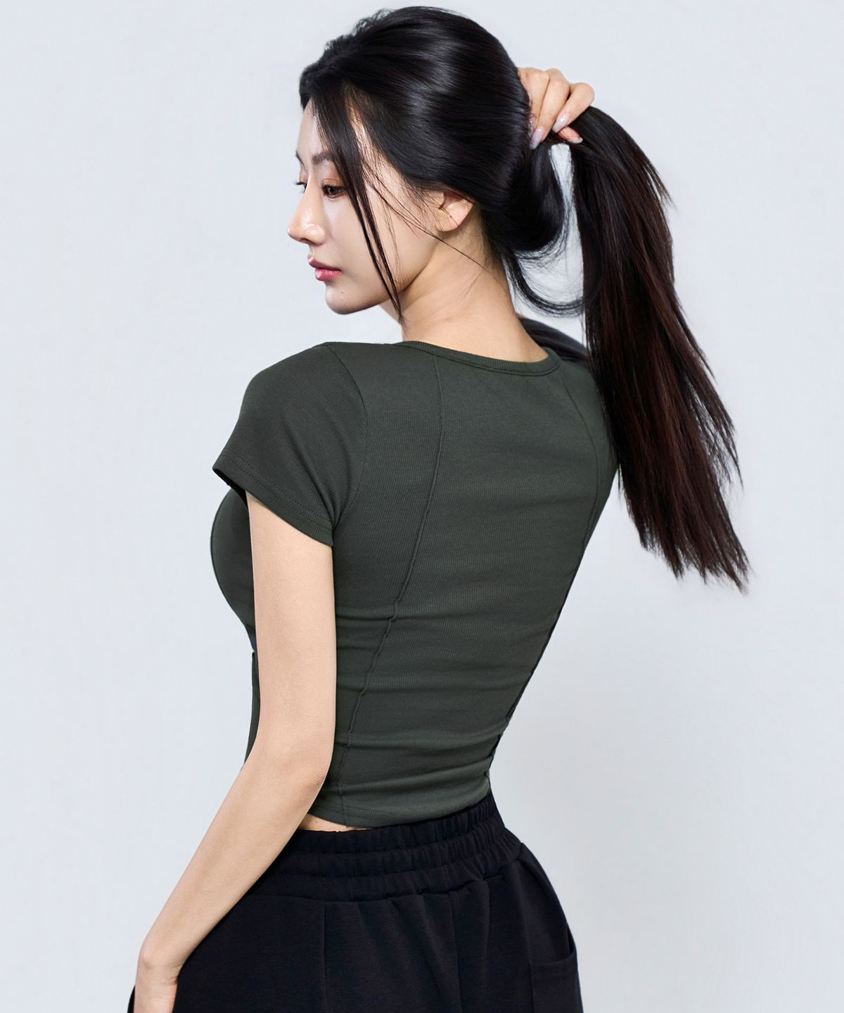 피지컬가먼츠(PHYSICAL GARMENTS) P5082 골지 슬림 스티치 반팔티 [3COLOR]