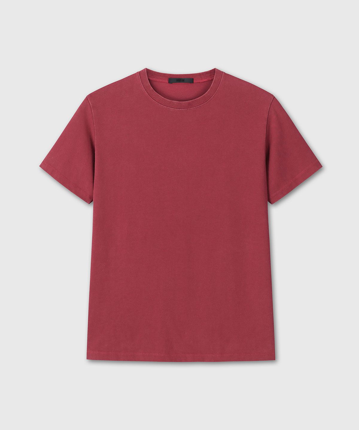 다이브인(DIVEIN) WASHED REGULAR FIT T-SHIRTS (BURGUNDY)