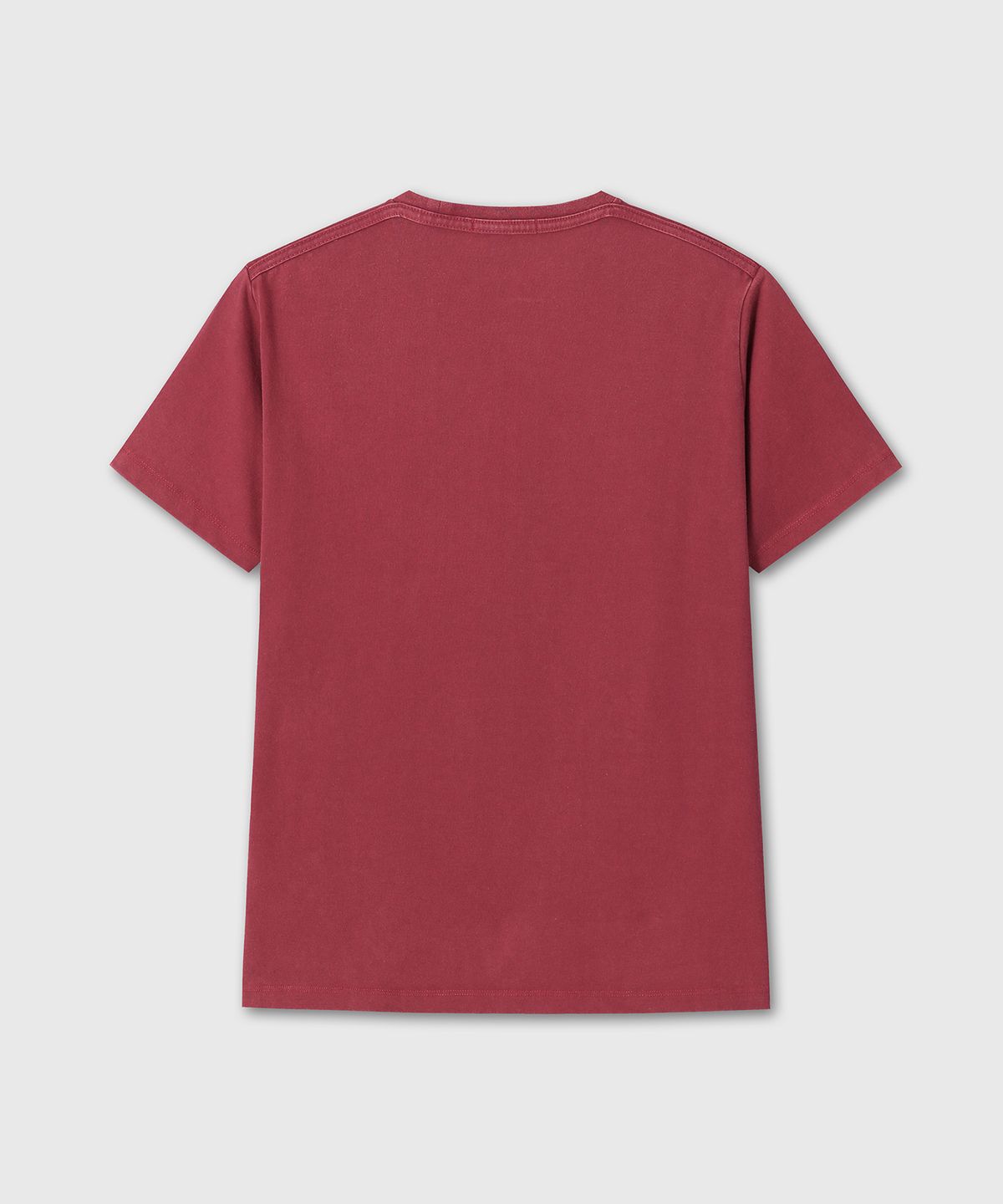 다이브인(DIVEIN) WASHED REGULAR FIT T-SHIRTS (BURGUNDY)