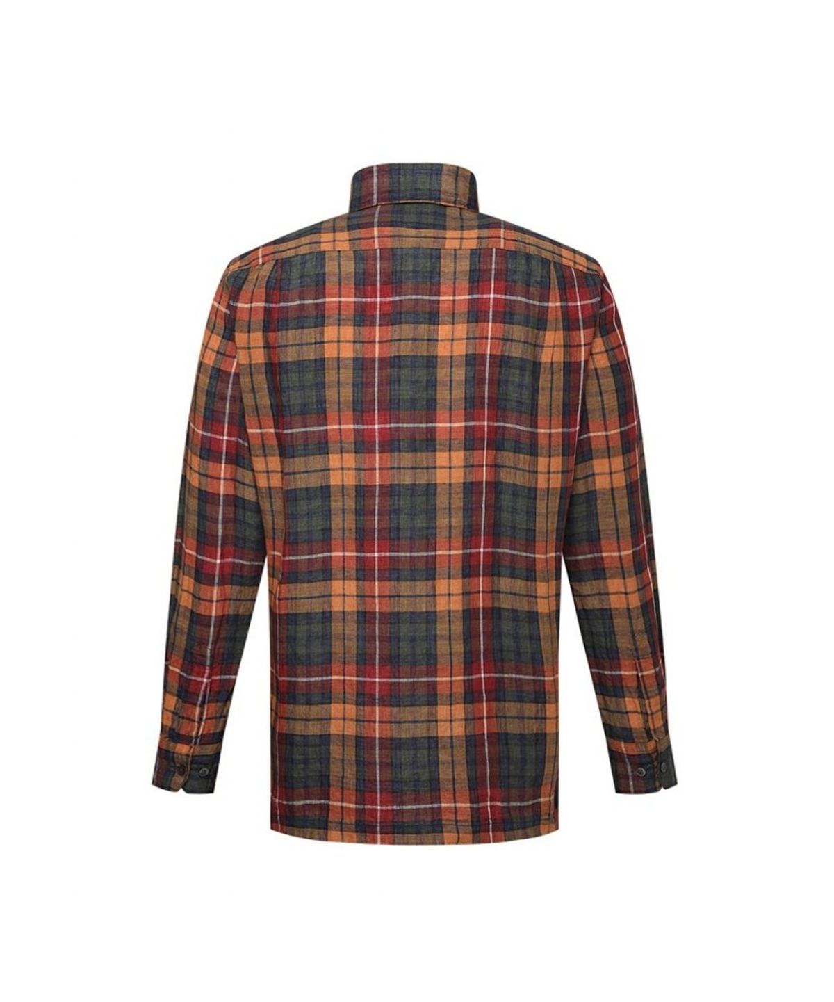 닥스셔츠(DAKS SHIRTS) 케어 린넨100 미디움체크셔츠_DMS1SHCL182E1