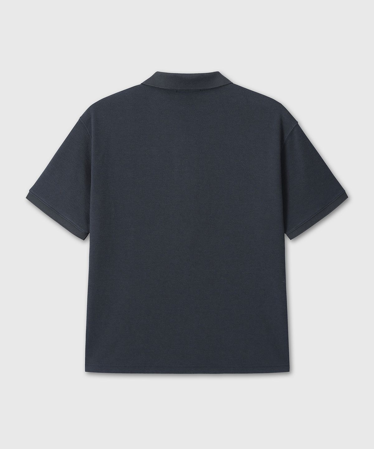다이브인(DIVEIN) REGULAR POLO CROP T-SHIRTS (NAVY)