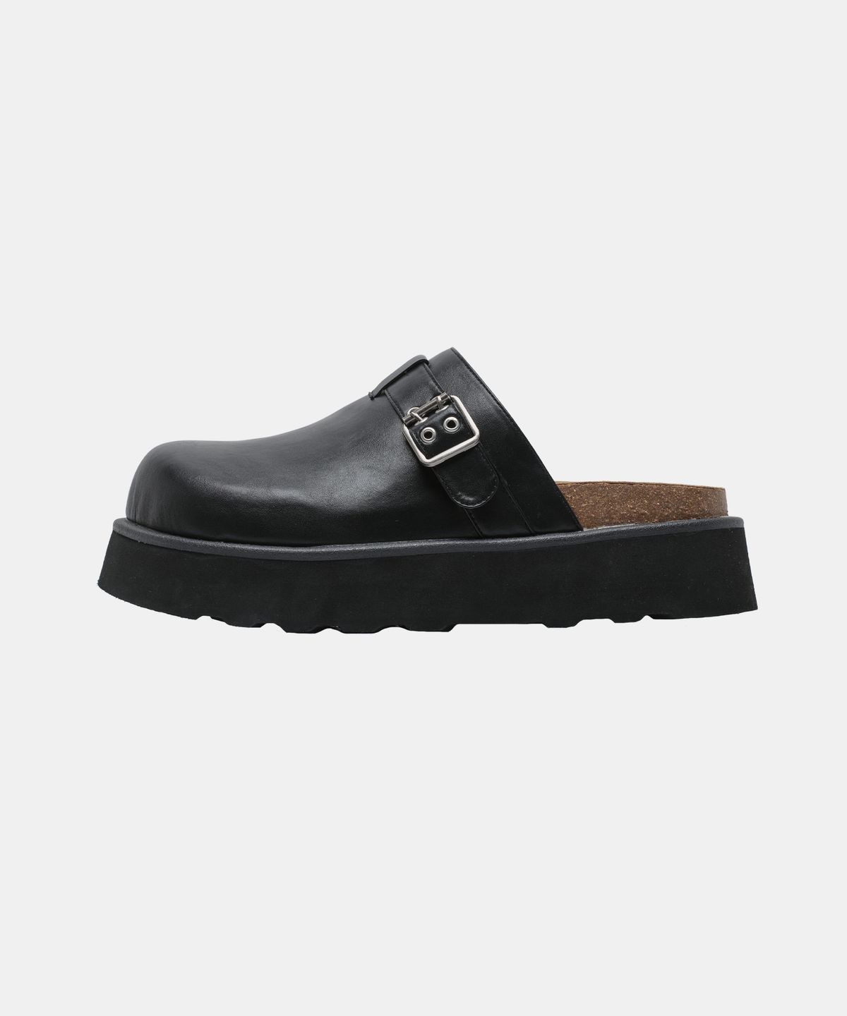 식스핏(6FT) [+5.5cm] BOTO STRAP MULE (BLACK)