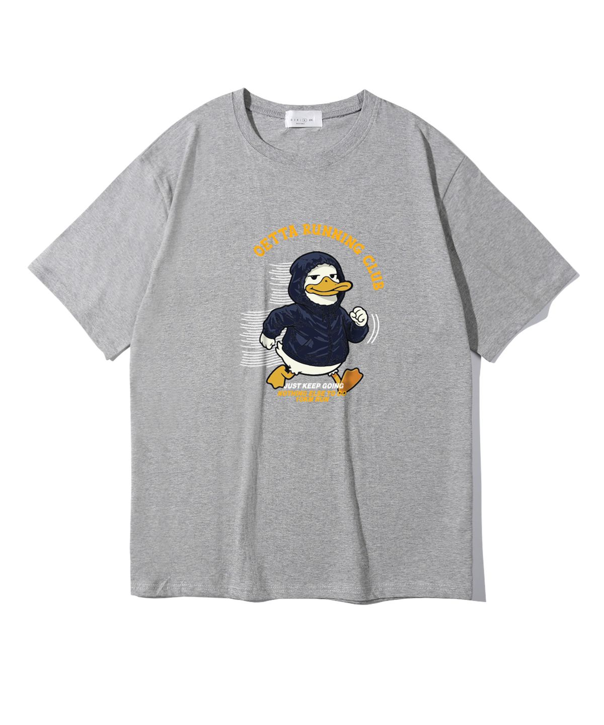 오에타(OETTA) 러닝 덕 더블코튼 오버핏 반팔티셔츠 OTS26009(10COLOR)