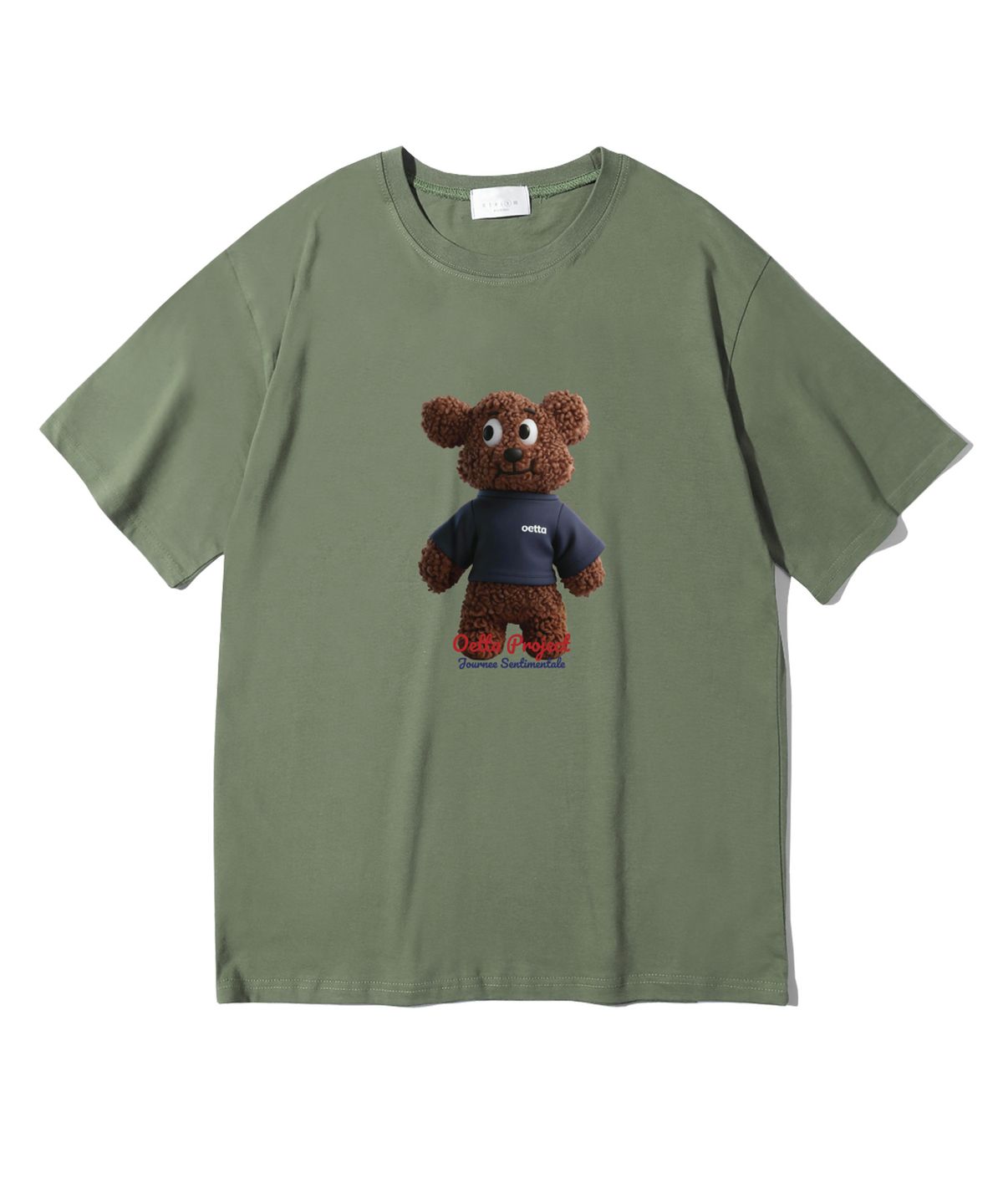 오에타(OETTA) 토비 더블코튼 오버핏 반팔티셔츠 OTS26005(10COLOR)