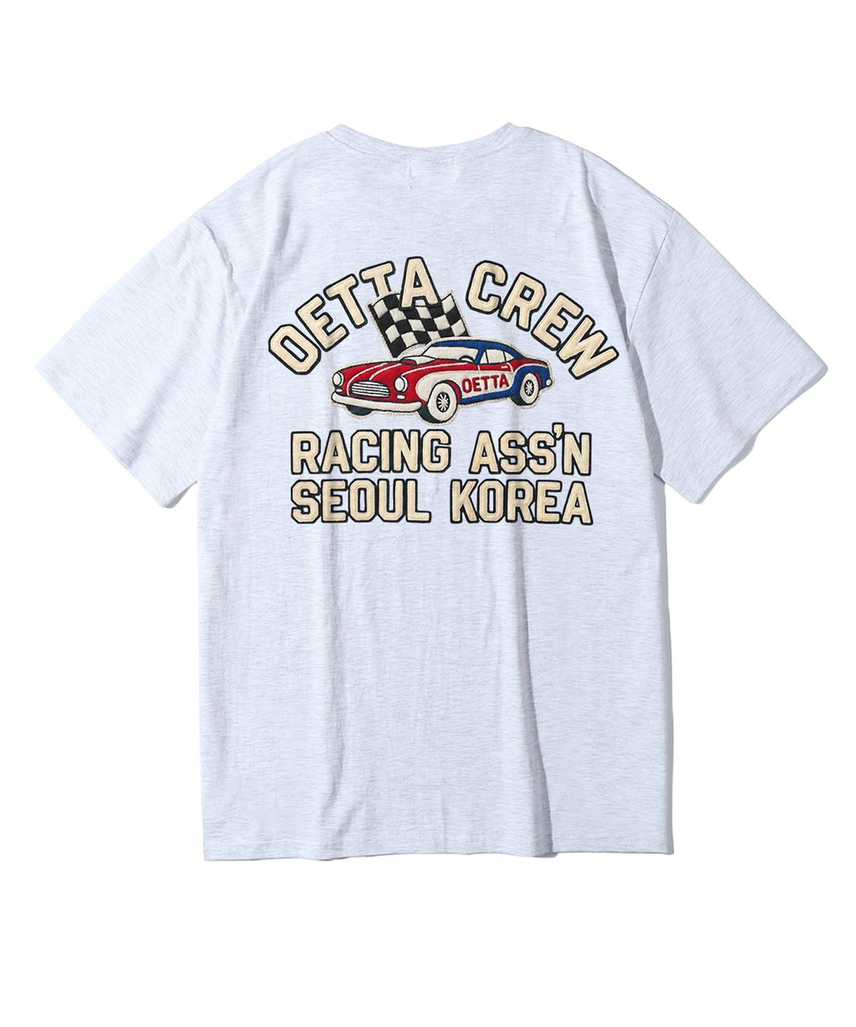 오에타(OETTA) 크루레이싱 더블코튼 오버핏 반팔티셔츠 OTS26001(10COLOR)