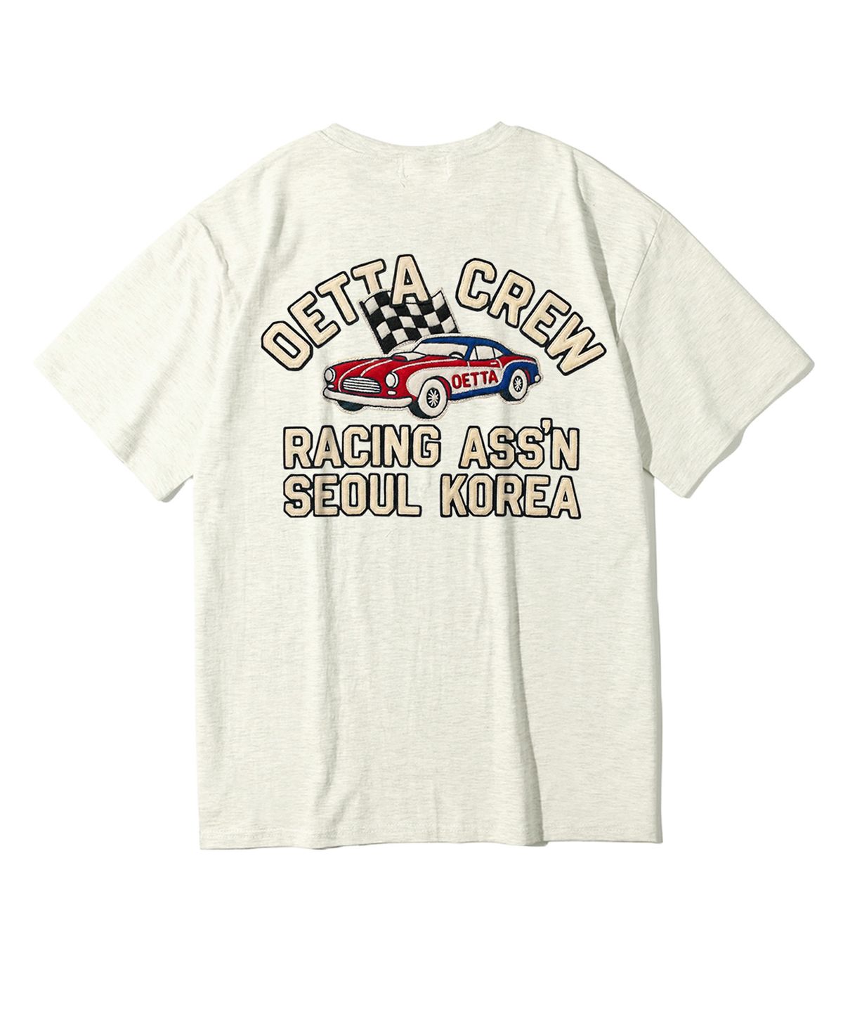 오에타(OETTA) 크루레이싱 더블코튼 오버핏 반팔티셔츠 OTS26001(10COLOR)