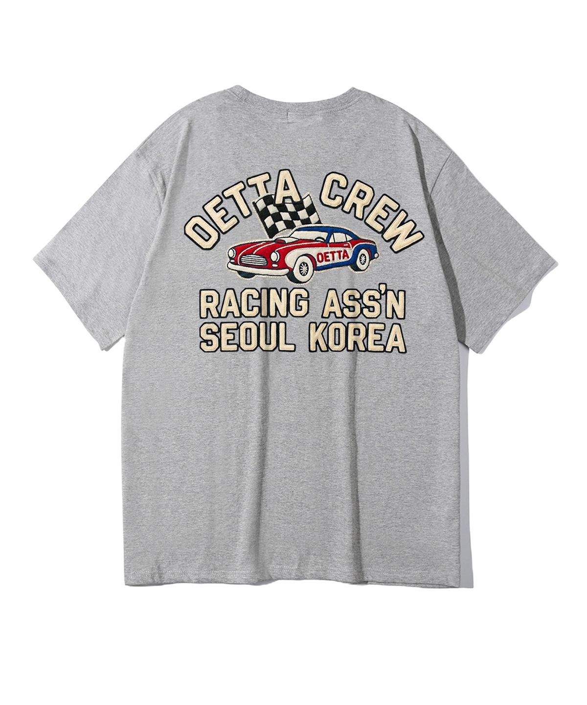 오에타(OETTA) 크루레이싱 더블코튼 오버핏 반팔티셔츠 OTS26001(10COLOR)