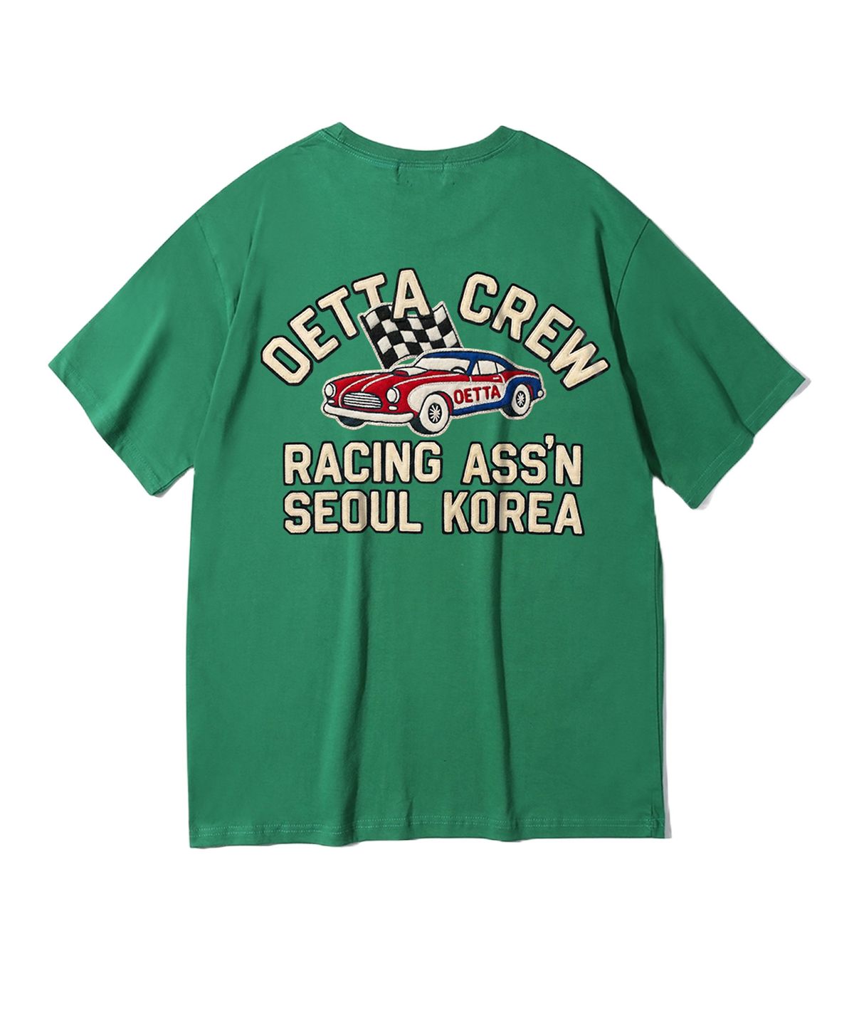 오에타(OETTA) 크루레이싱 더블코튼 오버핏 반팔티셔츠 OTS26001(10COLOR)