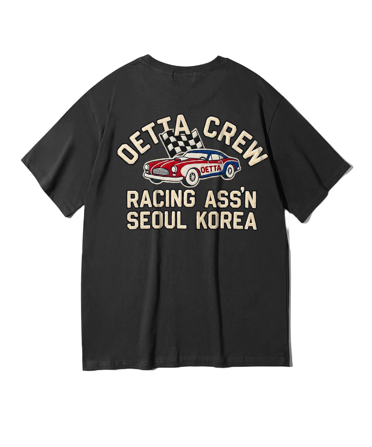 오에타(OETTA) 크루레이싱 더블코튼 오버핏 반팔티셔츠 OTS26001(10COLOR)