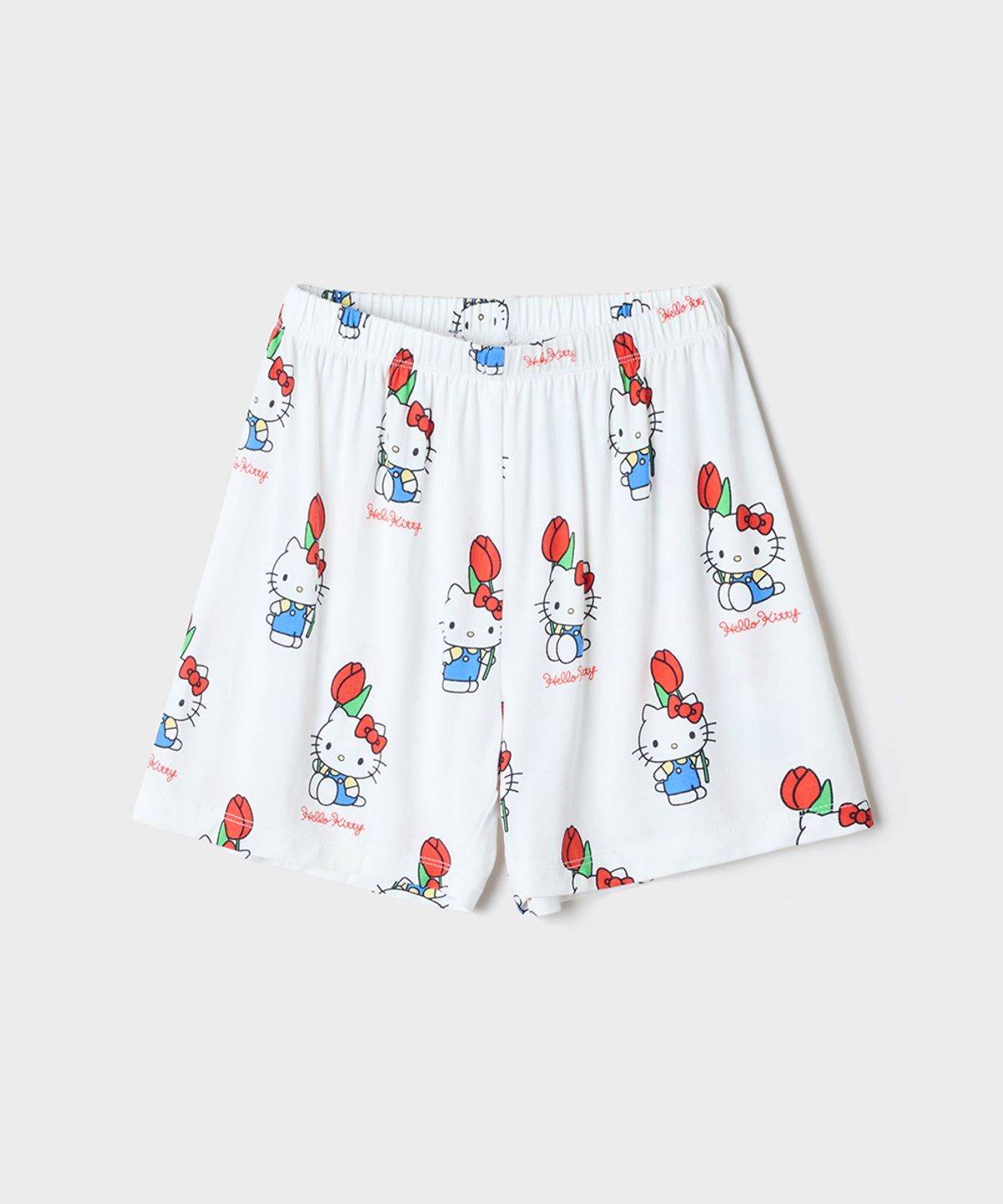 스파오 키즈(SPAO KIDS) [키즈] (산리오캐릭터즈) 3부 모달 실내복(White)_SPLOG24KU1