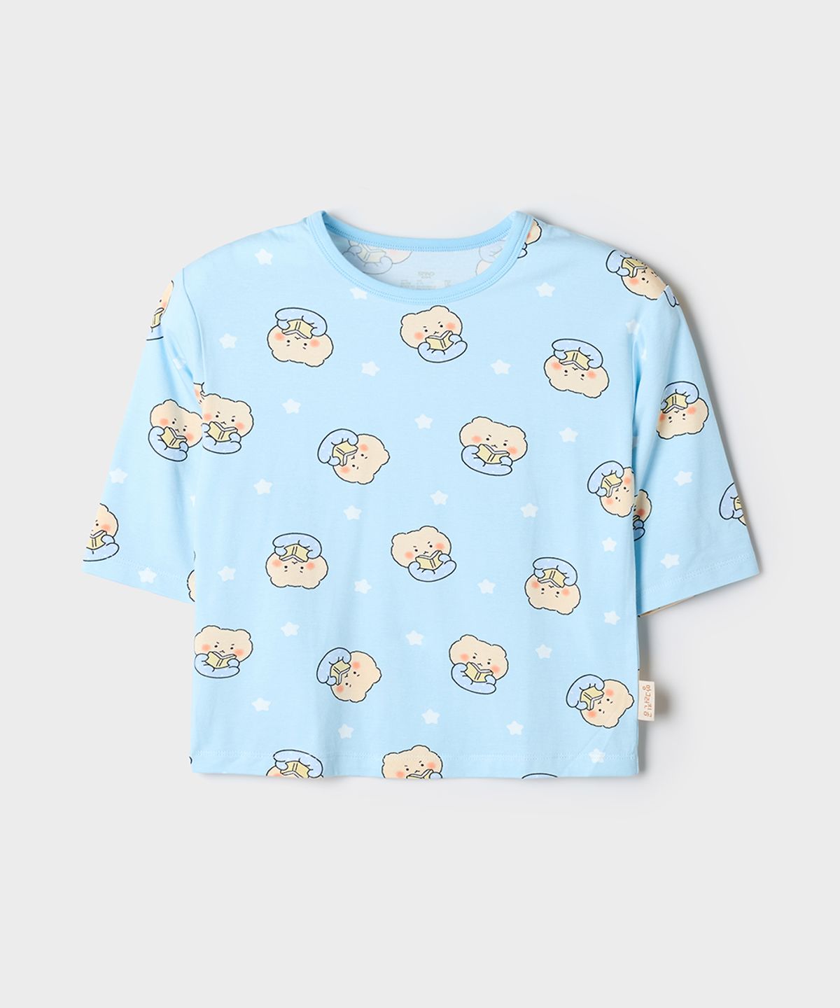 스파오 키즈(SPAO KIDS) [키즈] (망그러진곰) 7부 모달 실내복(Blue)_SPLOG24KU2