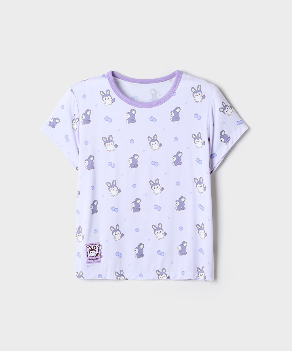 스파오 키즈(SPAO KIDS) [키즈] 포켓피스 3부 모달 실내복(Light Purple)_SPLOG24KU4
