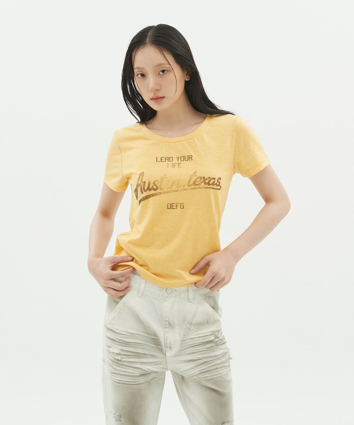 데프가먼츠(DEFGARMENTS) AUSTIN TEXAS T-SHIRTS [3COLOR]