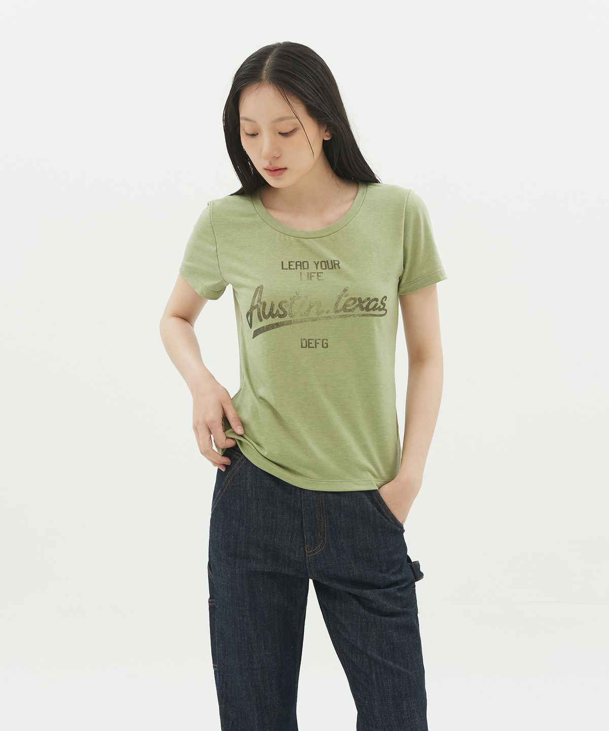 데프가먼츠(DEFGARMENTS) AUSTIN TEXAS T-SHIRTS [3COLOR]