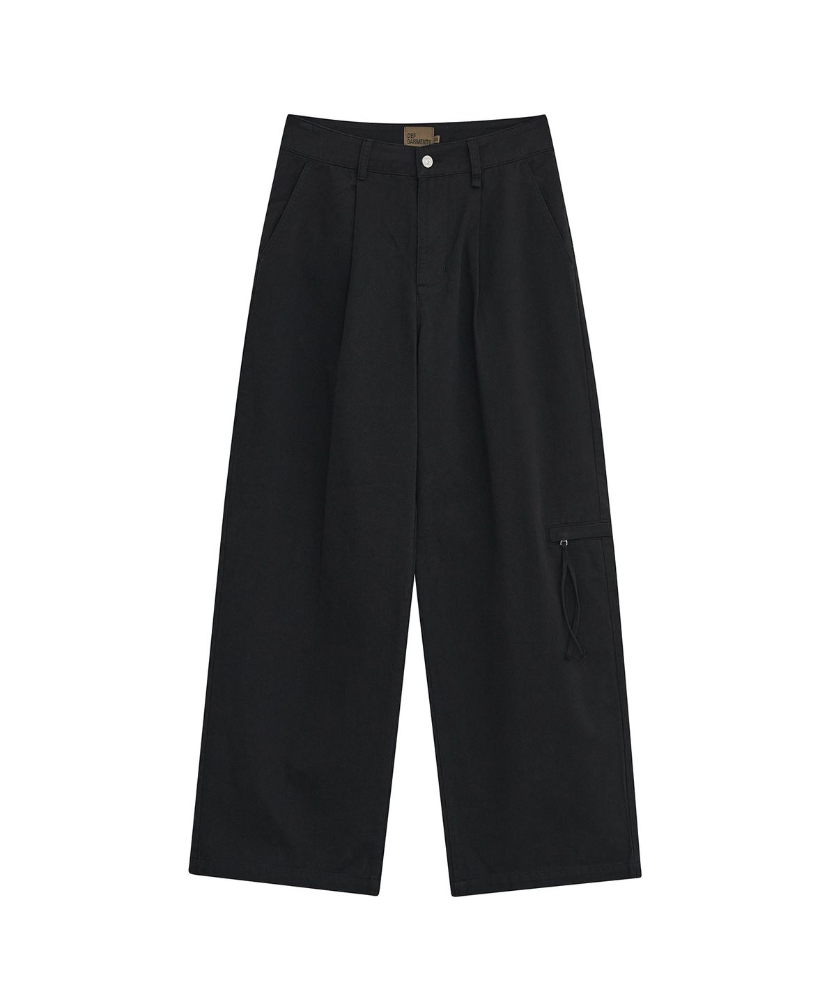데프가먼츠(DEFGARMENTS) SAGGING ZIPPER POCKET PANTS [2COLOR]