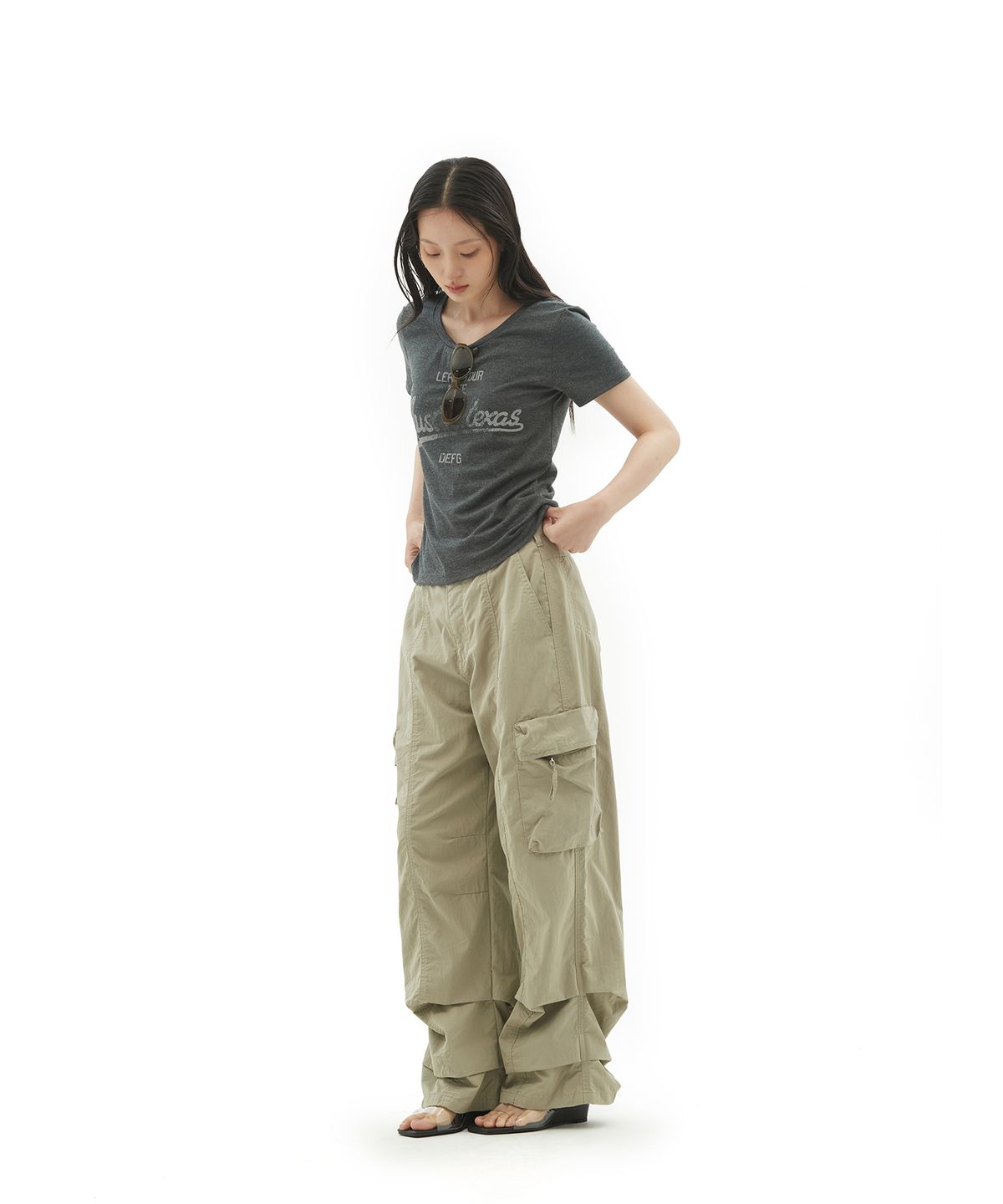 데프가먼츠(DEFGARMENTS) WIDE CARGO PANTS [2COLOR]