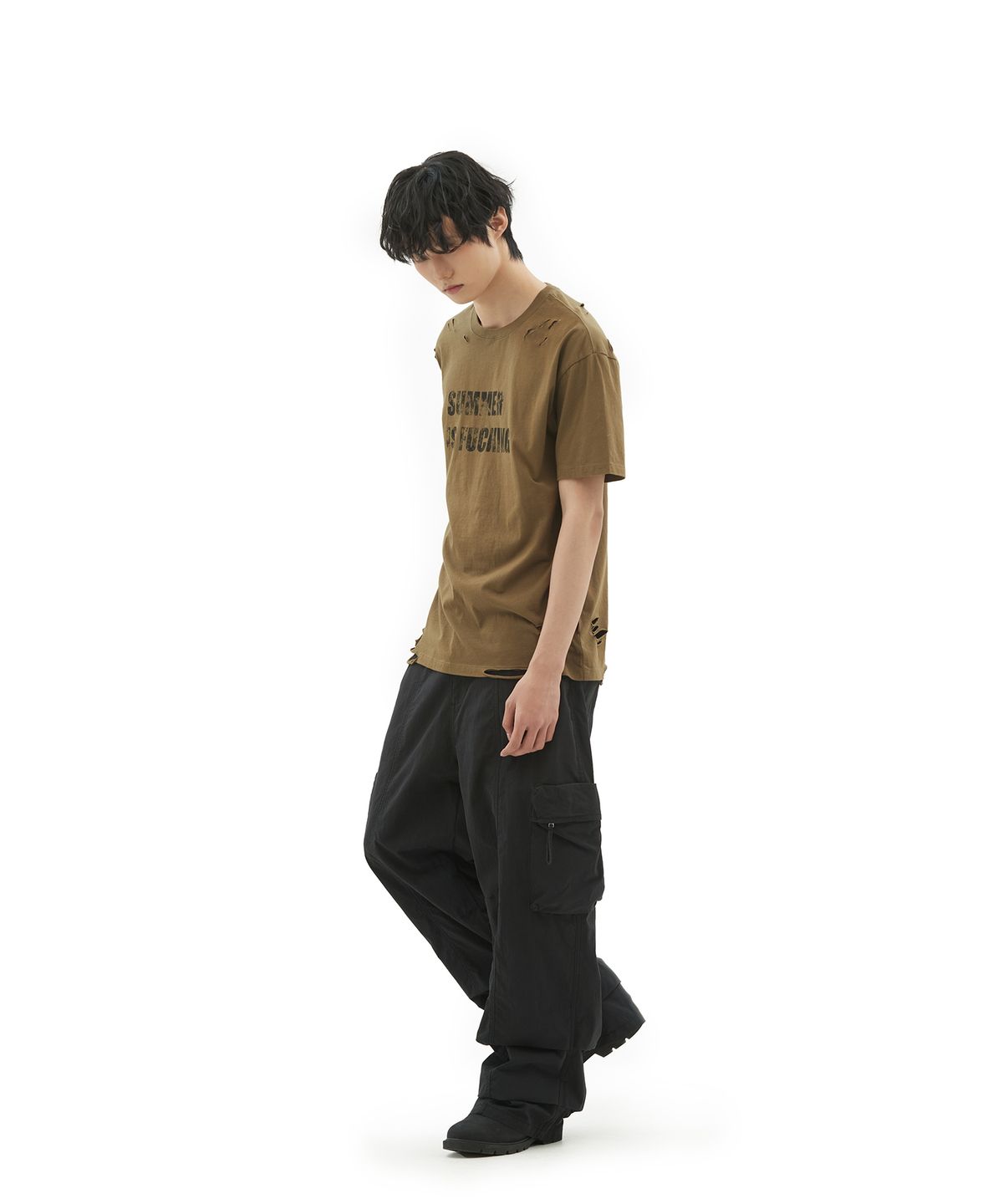데프가먼츠(DEFGARMENTS) WIDE CARGO PANTS [2COLOR]