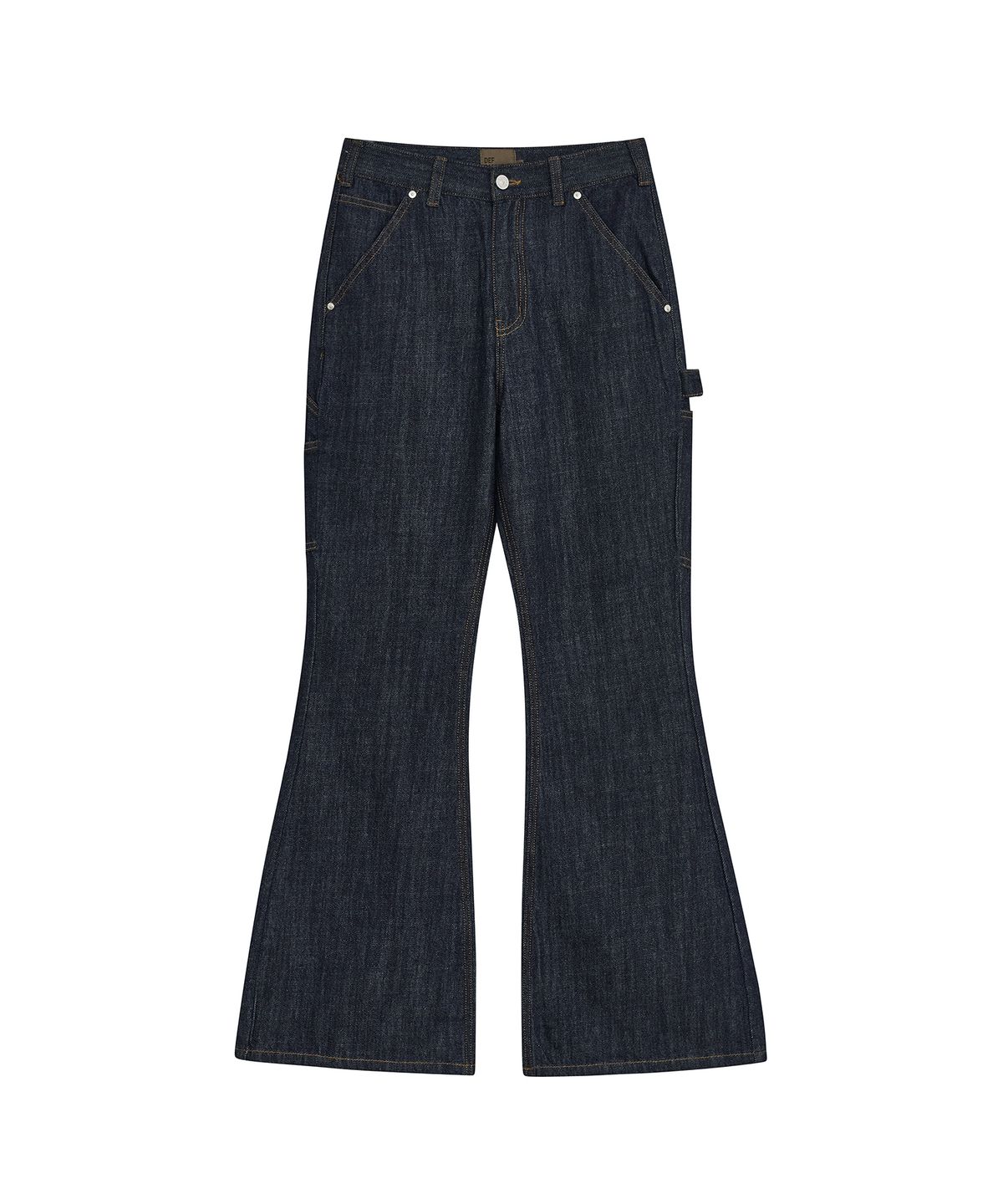 데프가먼츠(DEFGARMENTS) [SUMMER] BUCKLE FLARE DRY DENIM