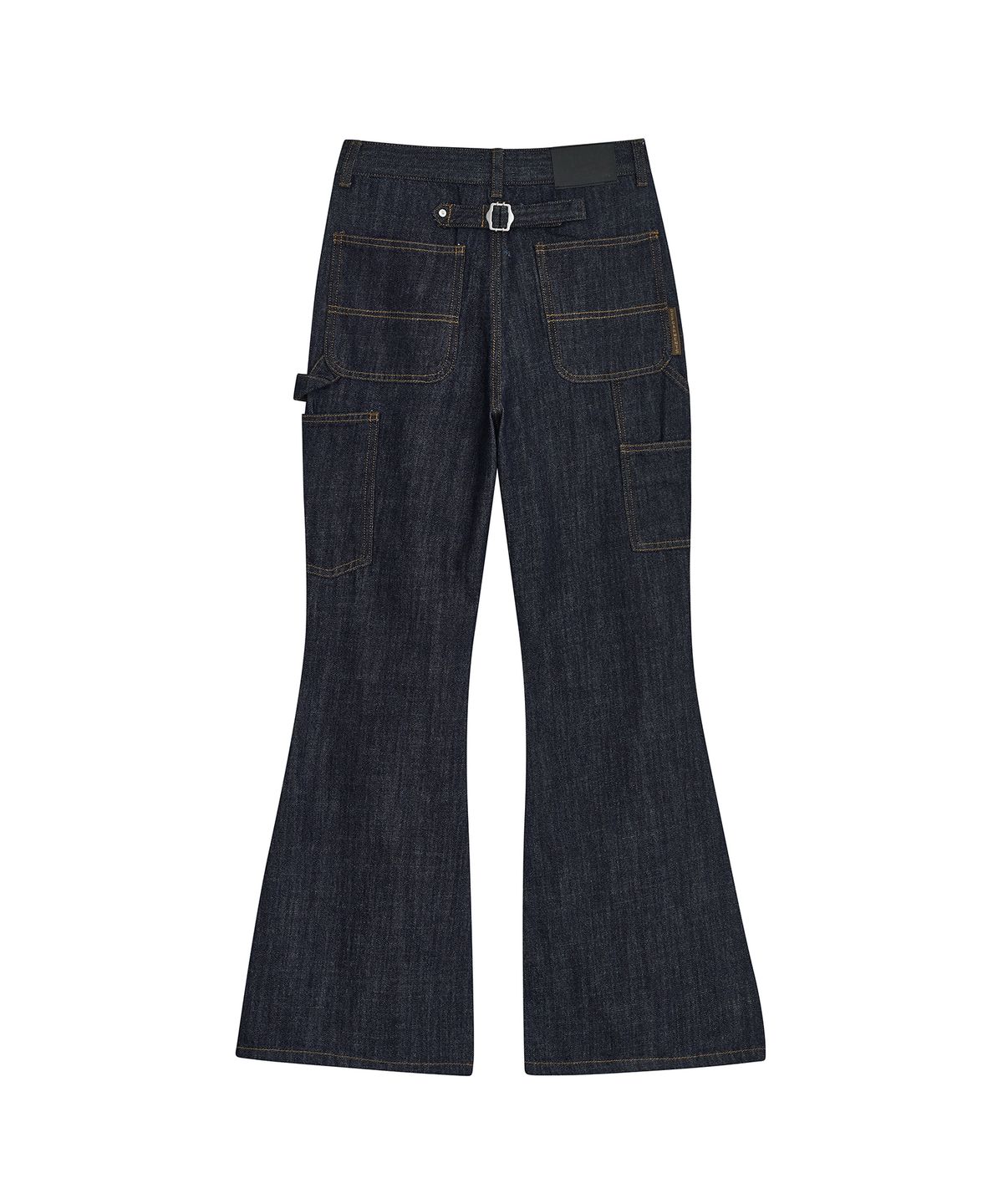 데프가먼츠(DEFGARMENTS) [SUMMER] BUCKLE FLARE DRY DENIM