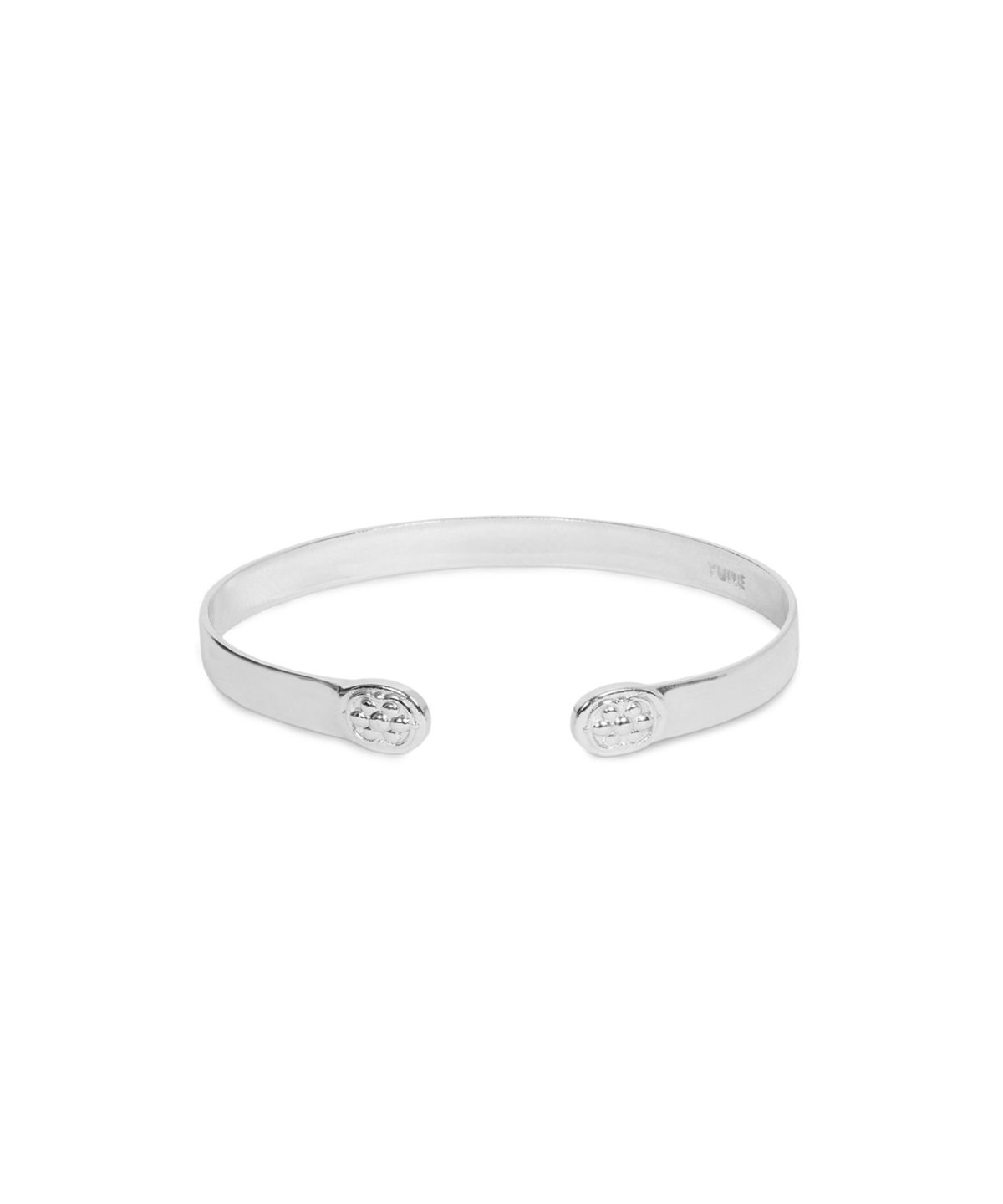 유네(YUNE) Flower End Bangle_[Silver925]