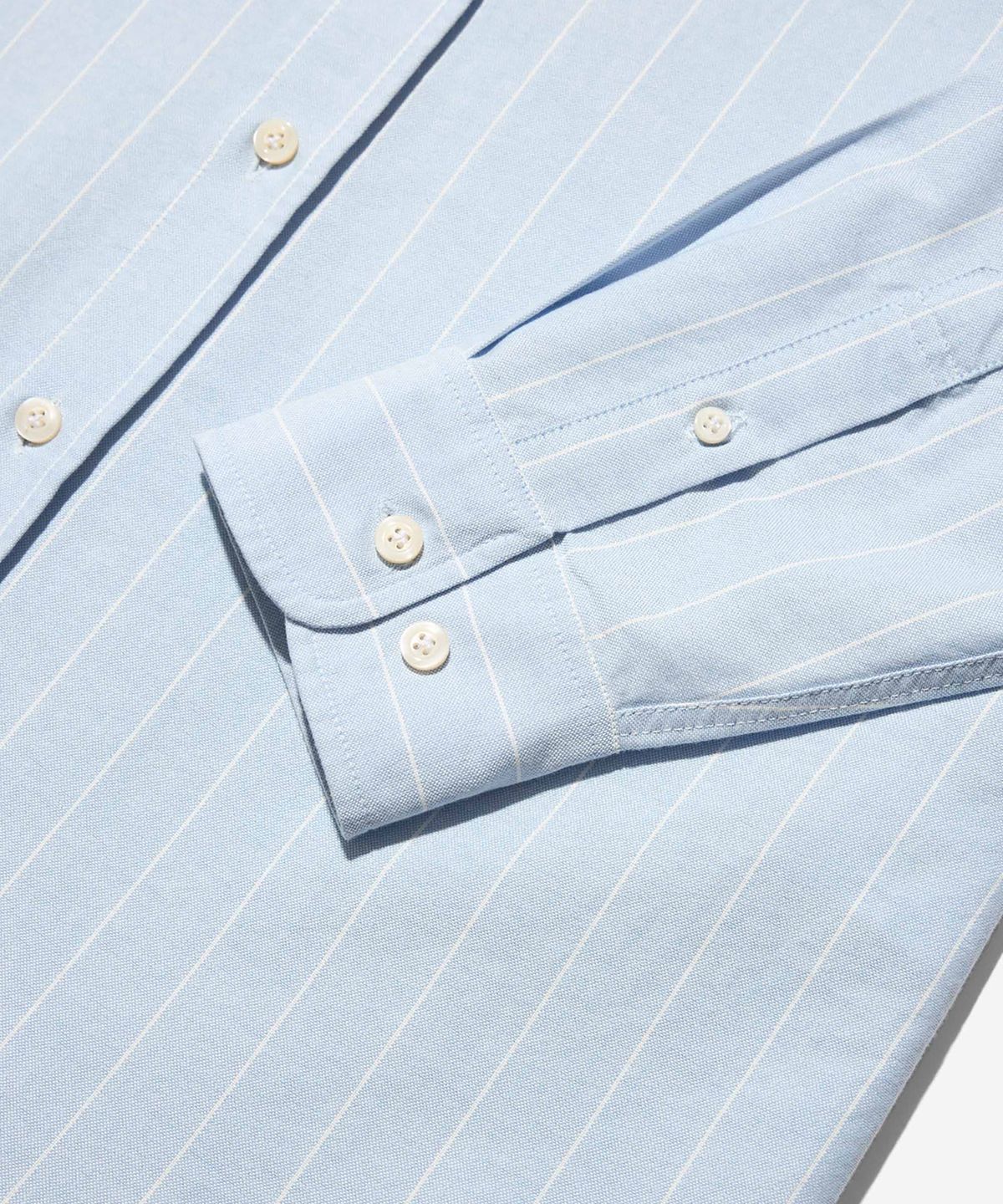 노아(NOAH) (U) 라이트웨이트 옥스포드 셔츠 페일 블루 LIGHTWEIGHT OXFORD SHIRT PALE BLUE