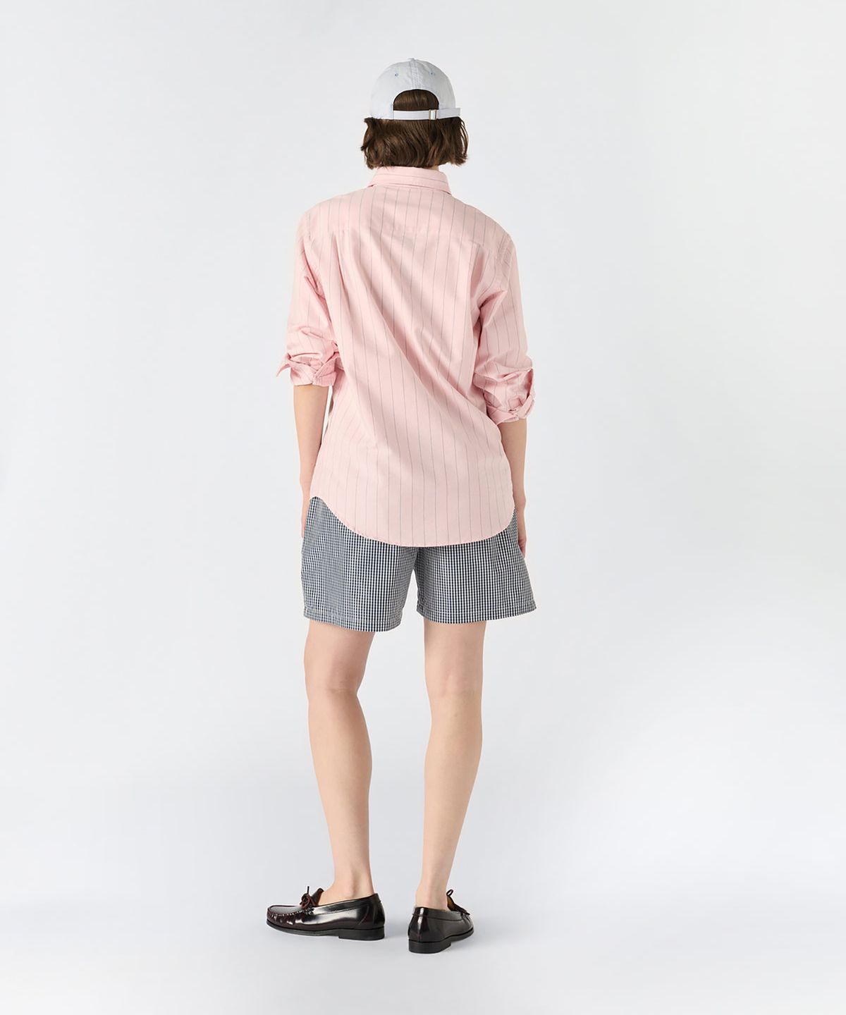 노아(NOAH) (U) 라이트웨이트 옥스포드 셔츠 핑크 멀티 LIGHTWEIGHT OXFORD SHIRT PINK MULTI