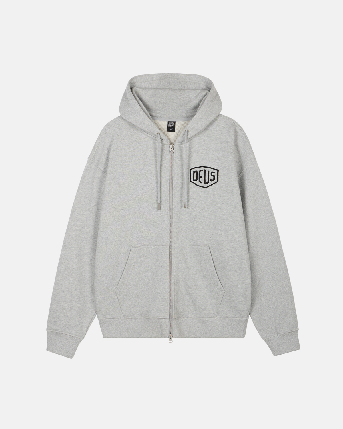 데우스 엑스 마키나(DEUS EX MACHINA) Seoul College Address Zip Hoodie _M/Grey
