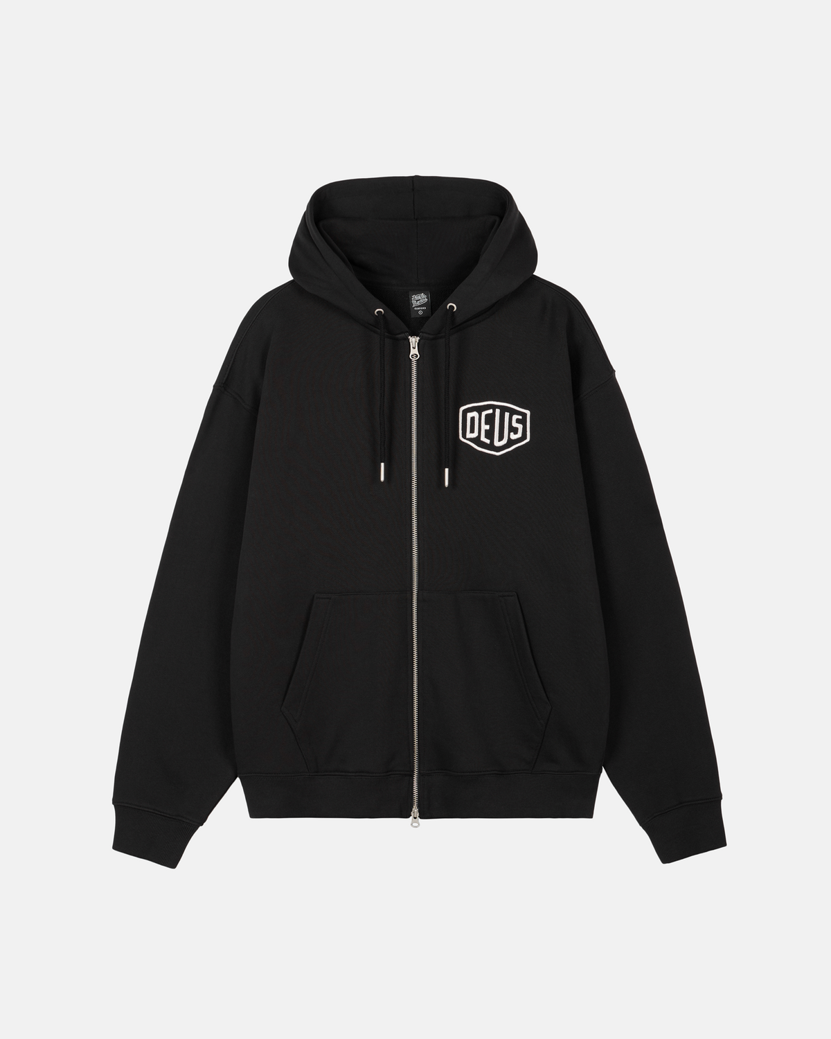 데우스 엑스 마키나(DEUS EX MACHINA) Seoul College Address Zip Hoodie _Black