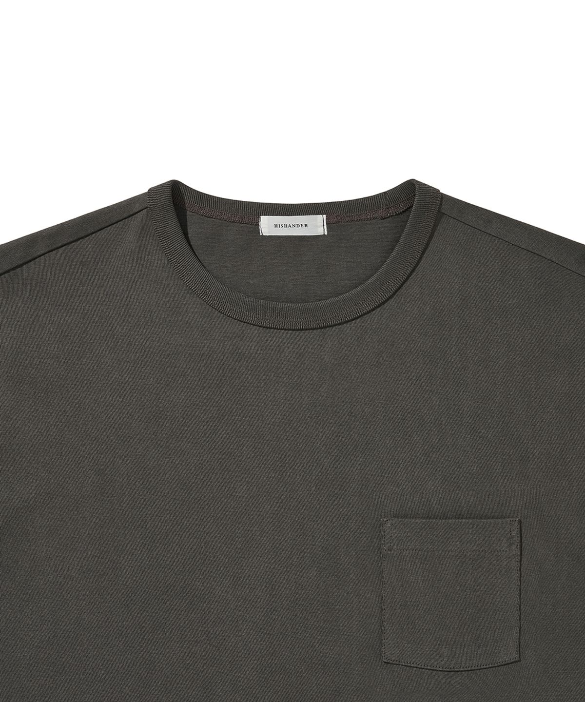 히즈핸더(HISHANDER) VINTAGE FADE S/S TEE BLACK