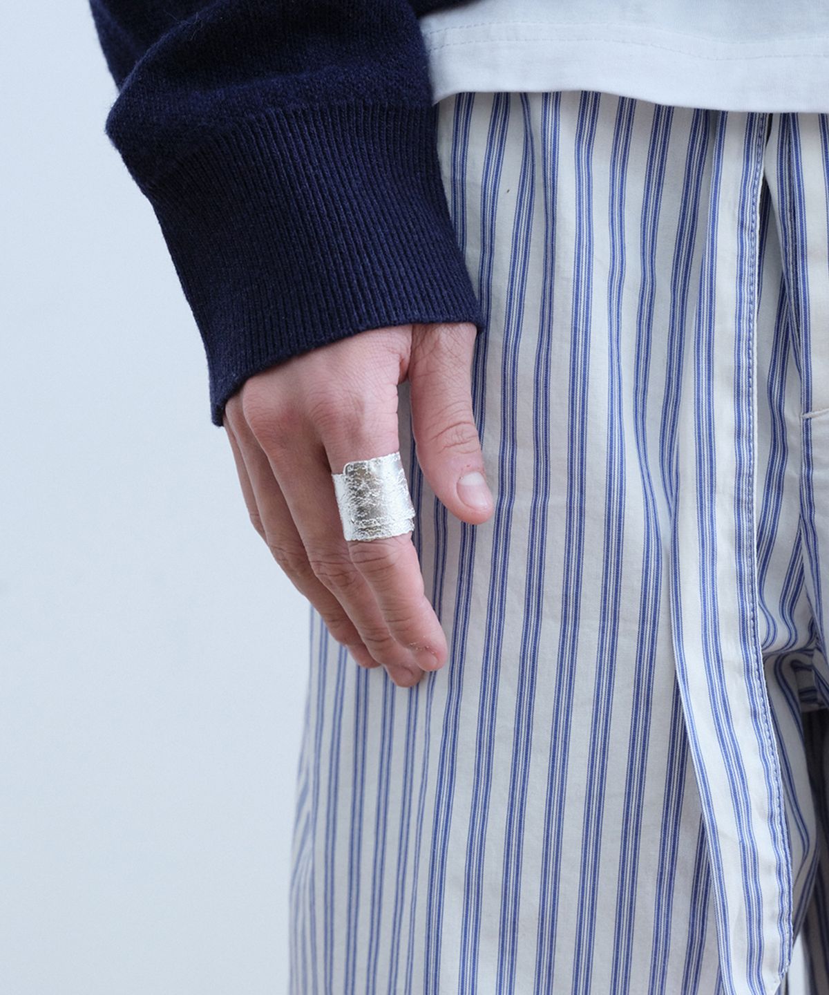 유네(YUNE) Lace Press Ring_[Silver925]