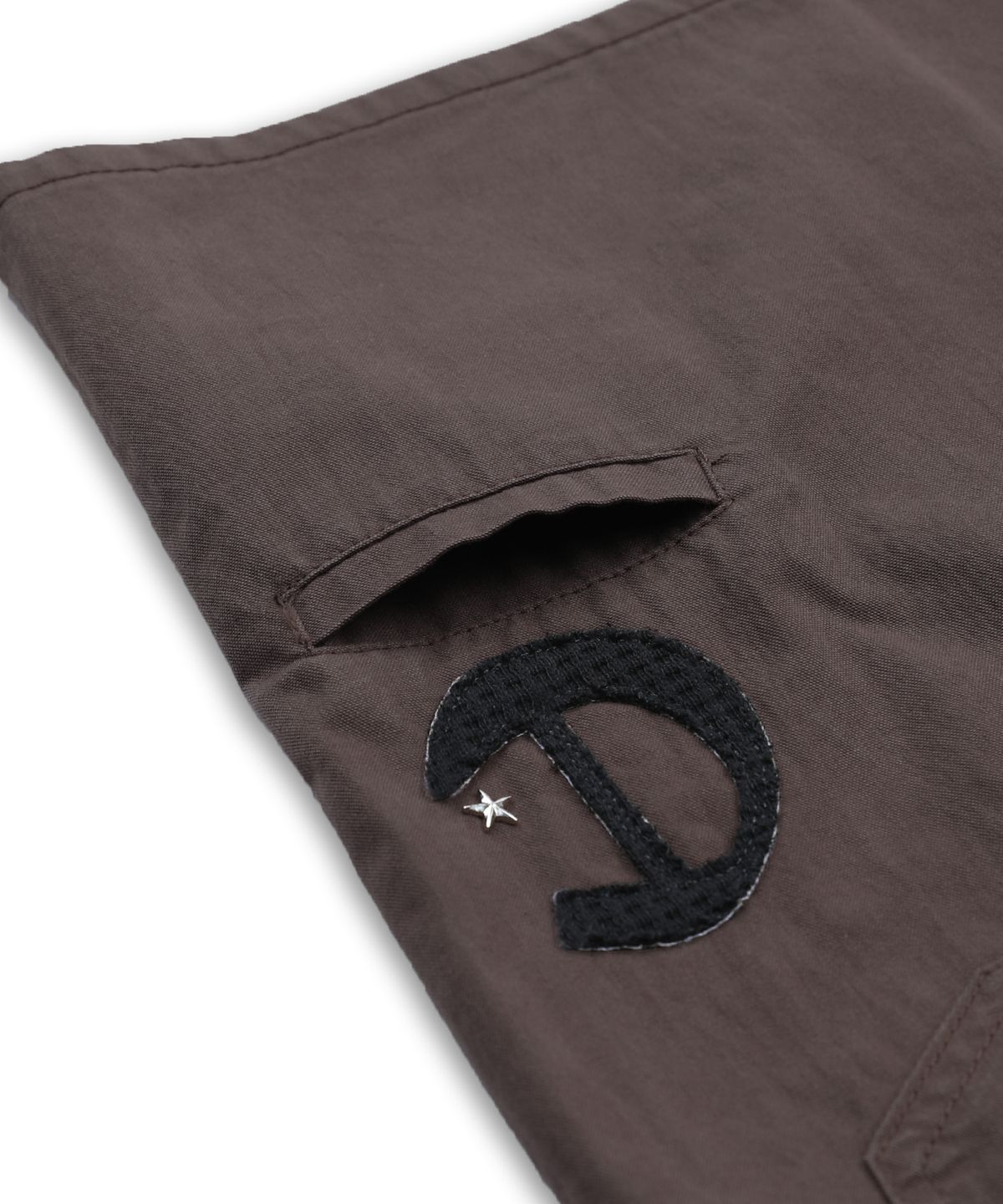 엑스톤즈(XTONZ) XP338 와플 아플리케 버뮤다 코튼 팬츠 (BROWN)