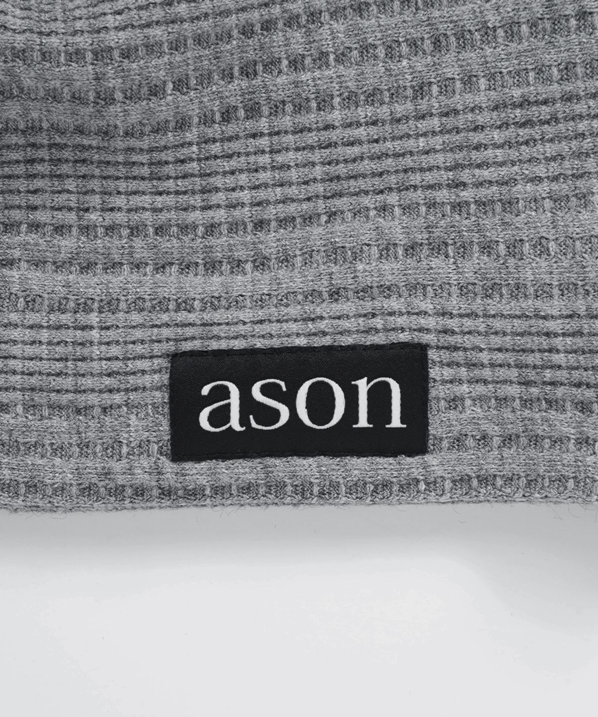 애즈온(ASON) PEBBLE BEANIE / GRAY