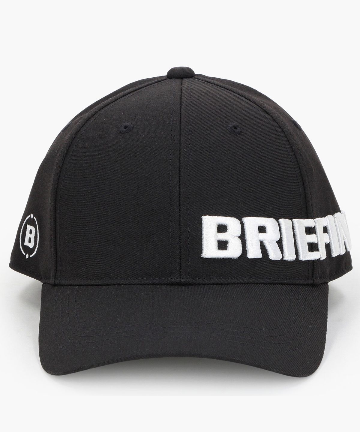 브리핑 골프(BRIEFING GOLF) MS 라운드 로고 캡_블랙