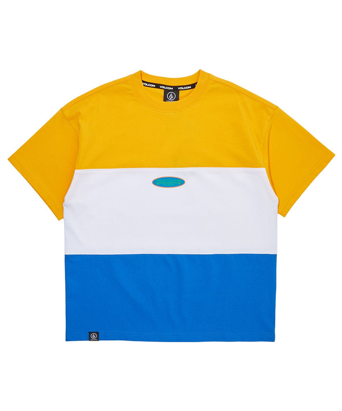 볼컴 키즈(VOLCOM KIDS) 볼컴 컬러블럭 티셔츠 D6M006