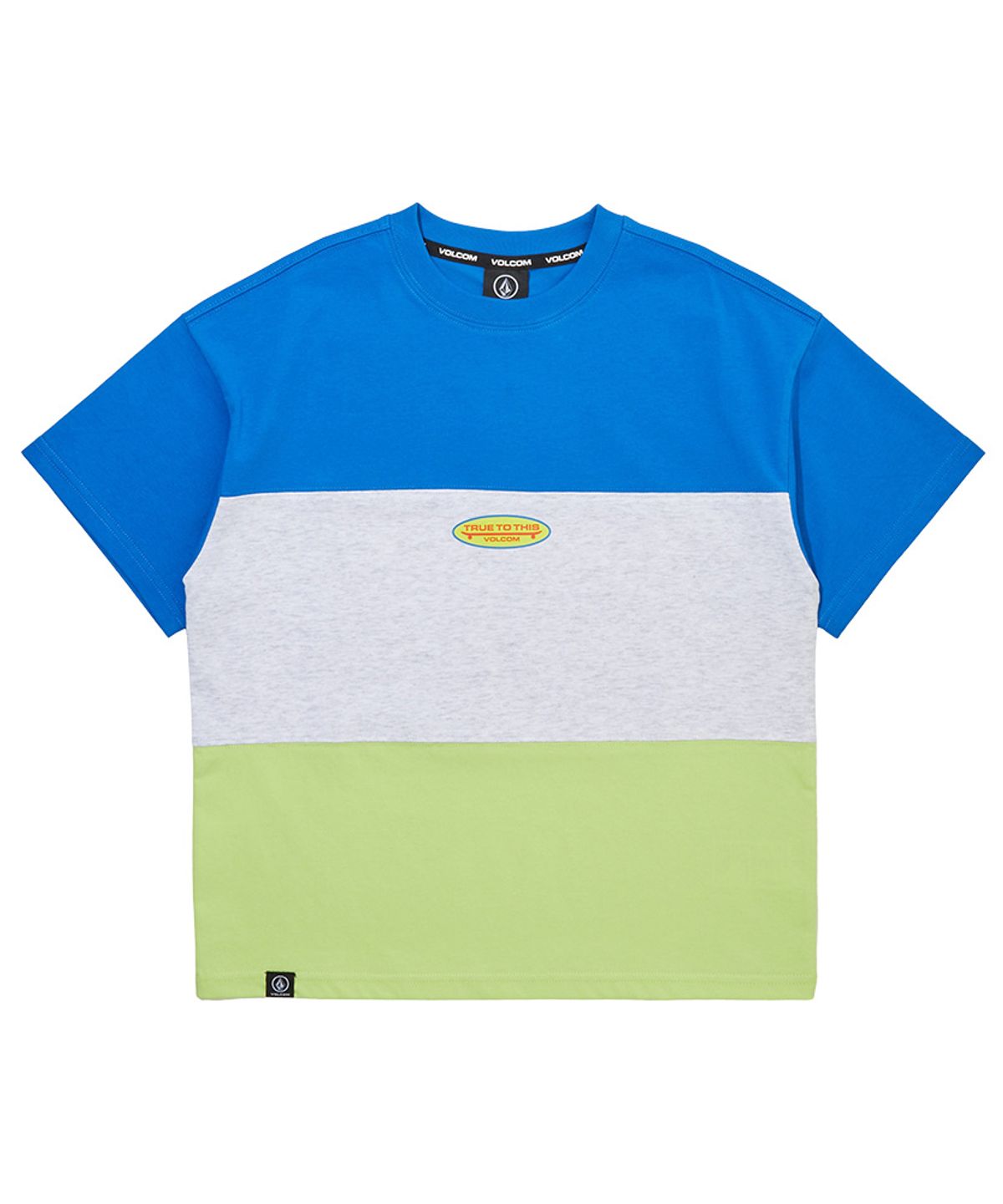 볼컴 키즈(VOLCOM KIDS) 볼컴 컬러블럭 티셔츠 D6M006
