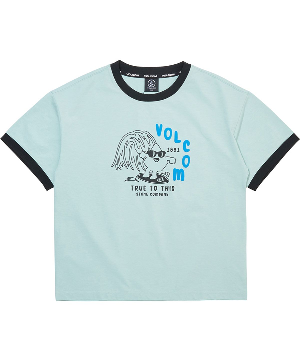 볼컴 키즈(VOLCOM KIDS) 볼컴 쿨스킨 포인트 링거 티셔츠 D6M007