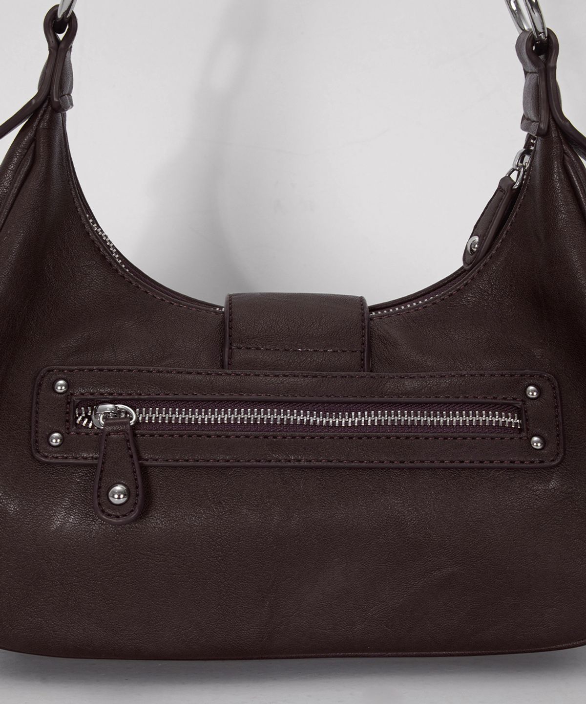 애즈온(ASON) MOTE STUD BAG / BROWN