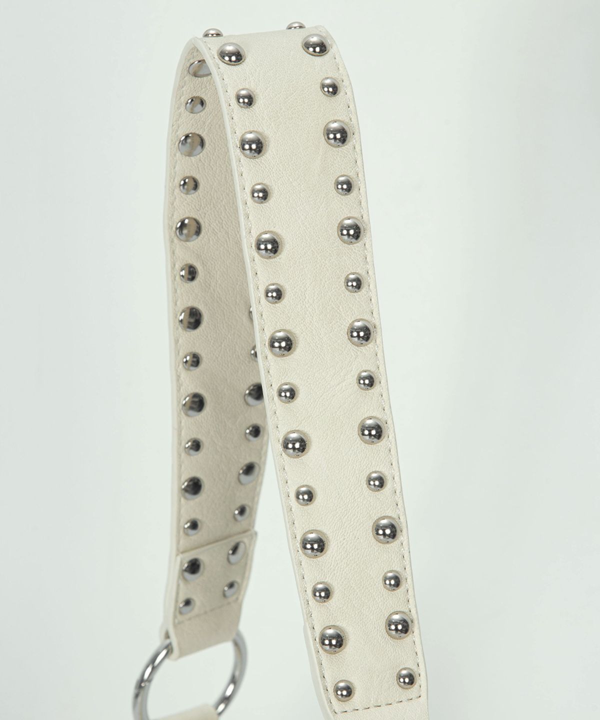 애즈온(ASON) MOTE STUD BAG / IVORY