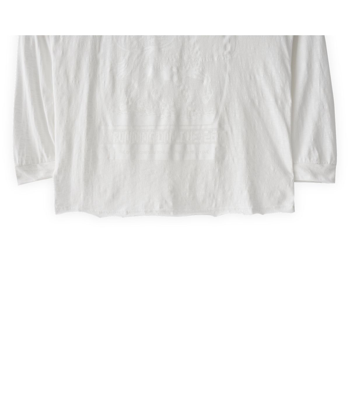 투위드(TUEWID) Pocket longsleeve souvenir tee / col white