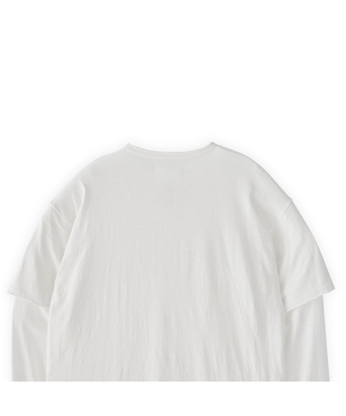 투위드(TUEWID) Pocket longsleeve souvenir tee / col white