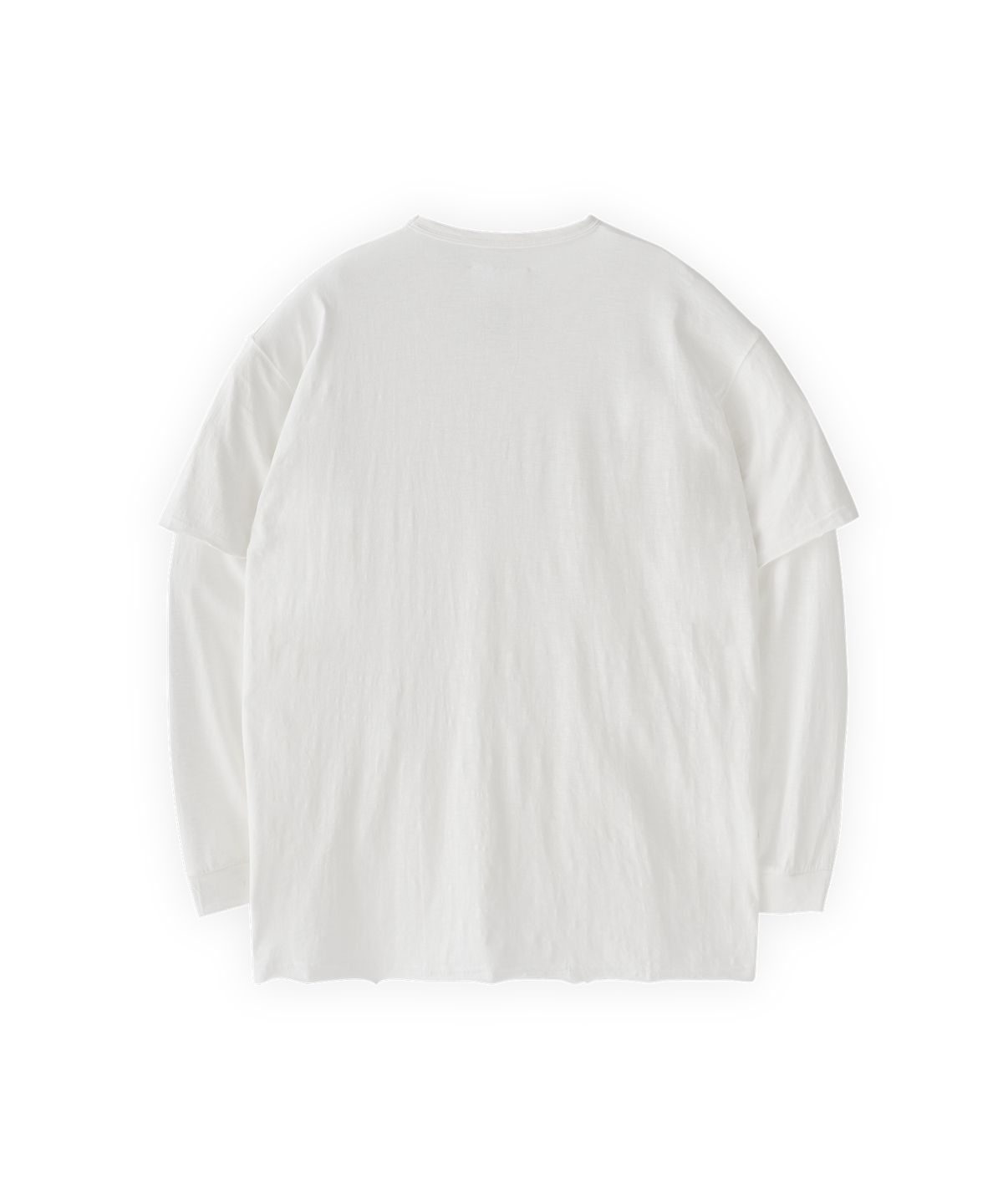 투위드(TUEWID) Pocket longsleeve souvenir tee / col white